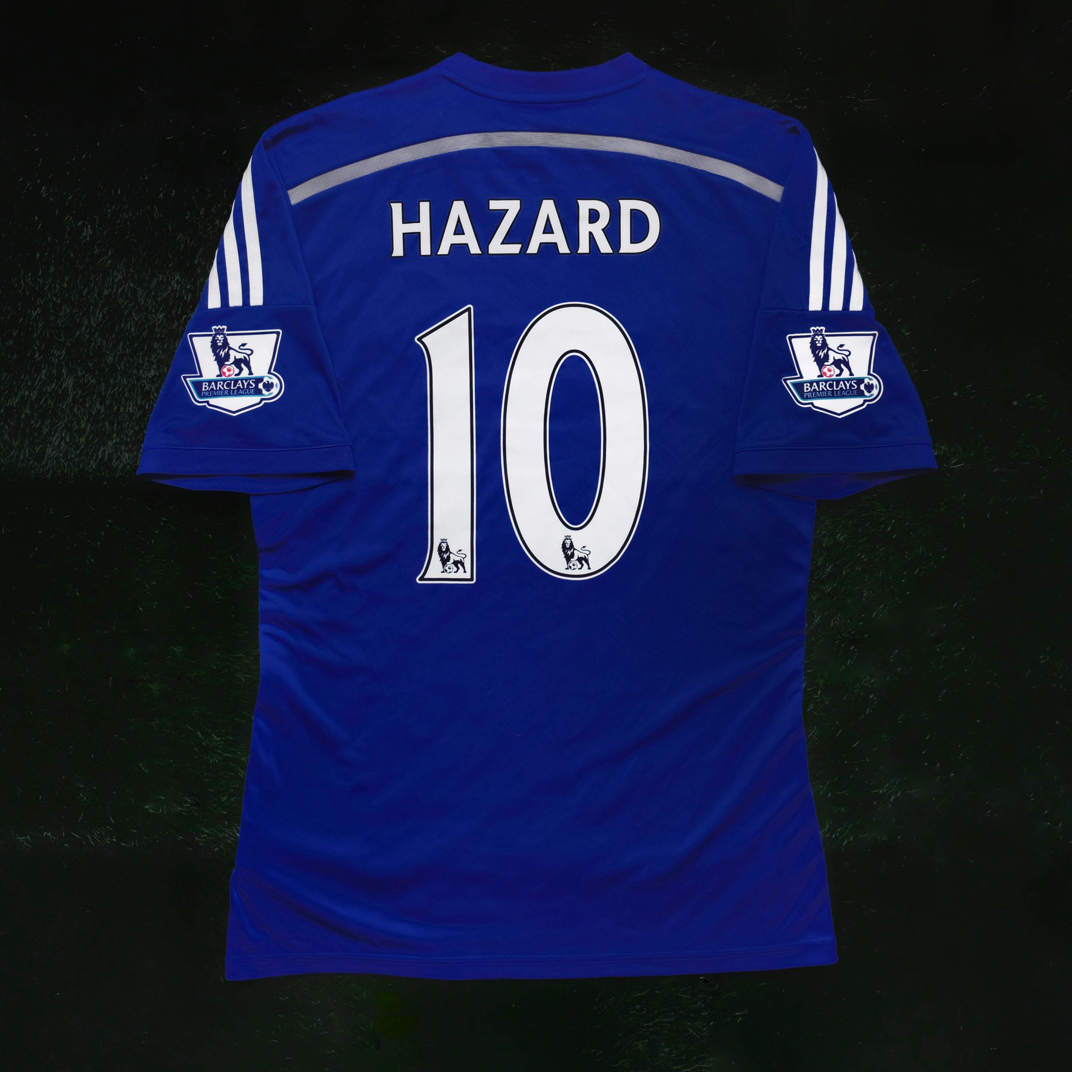 ウェア Hazard15-16Chelsea PremierLeague uniform Eden Hazard Chelsea 15/16 Away Size L adidas Jersey Original