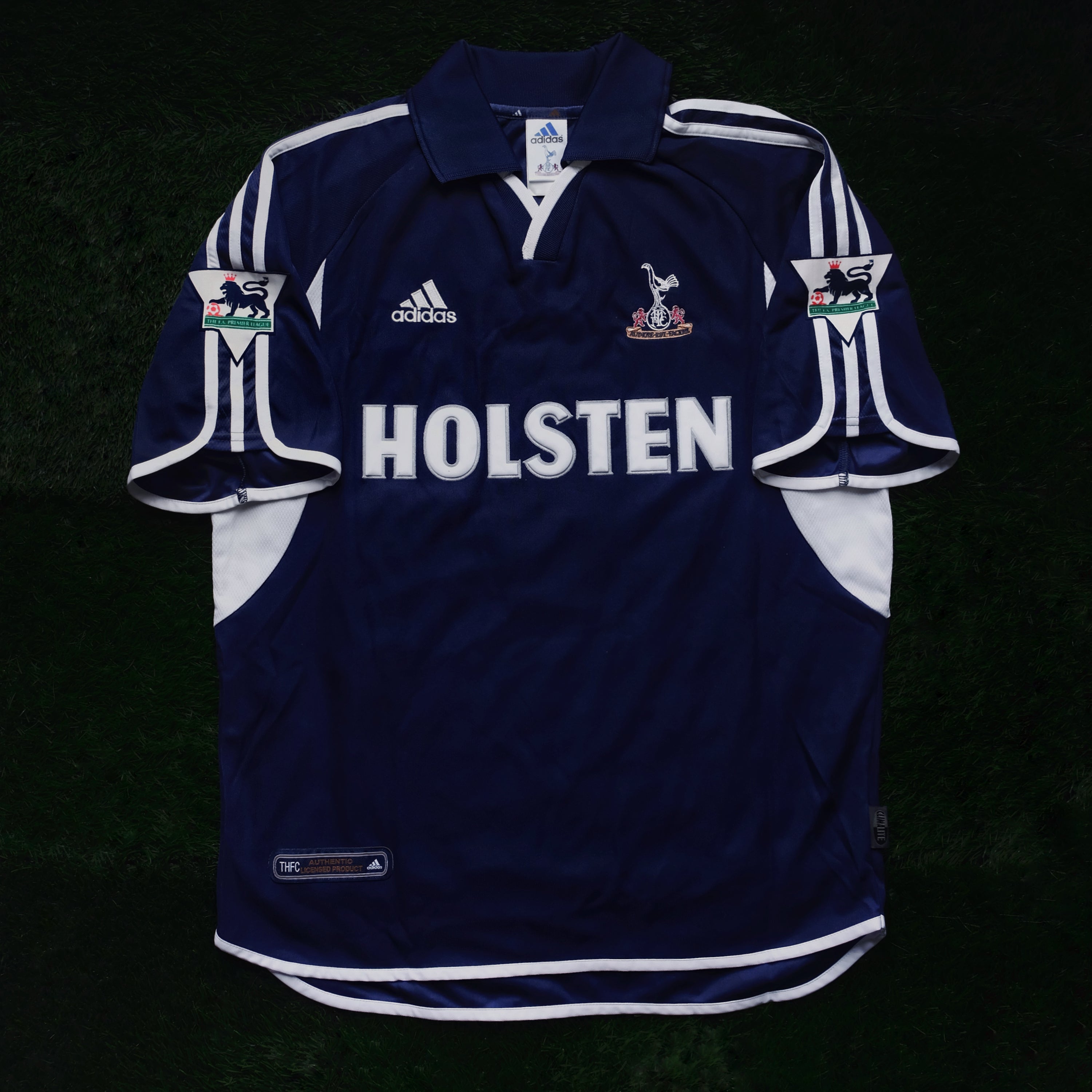 2000/01 Tottenham #8 SHERWOOD Away Jersey (M)