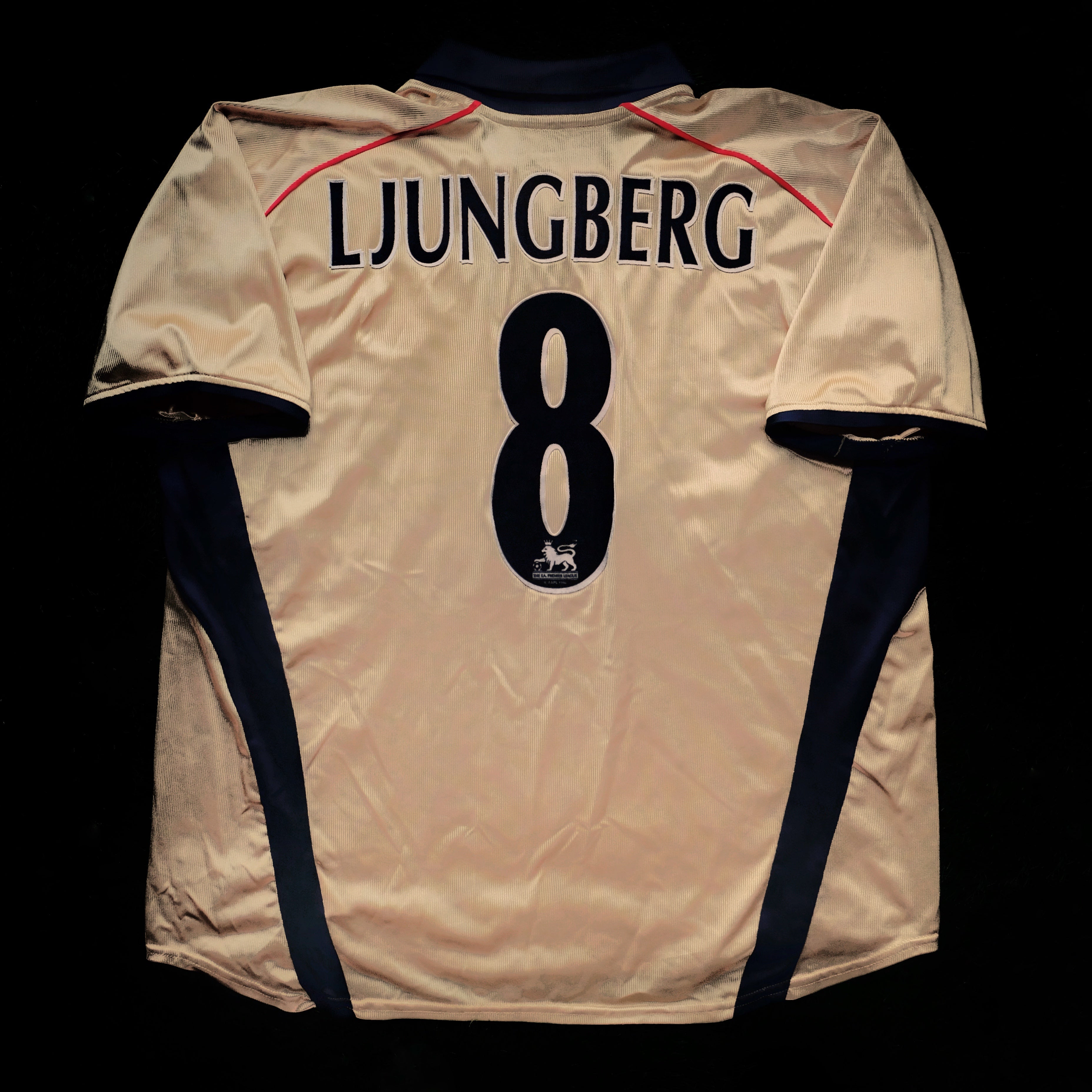 2001/02 Arsenal #8 LJUNGBERG Away Jersey (XL) – Double Kick