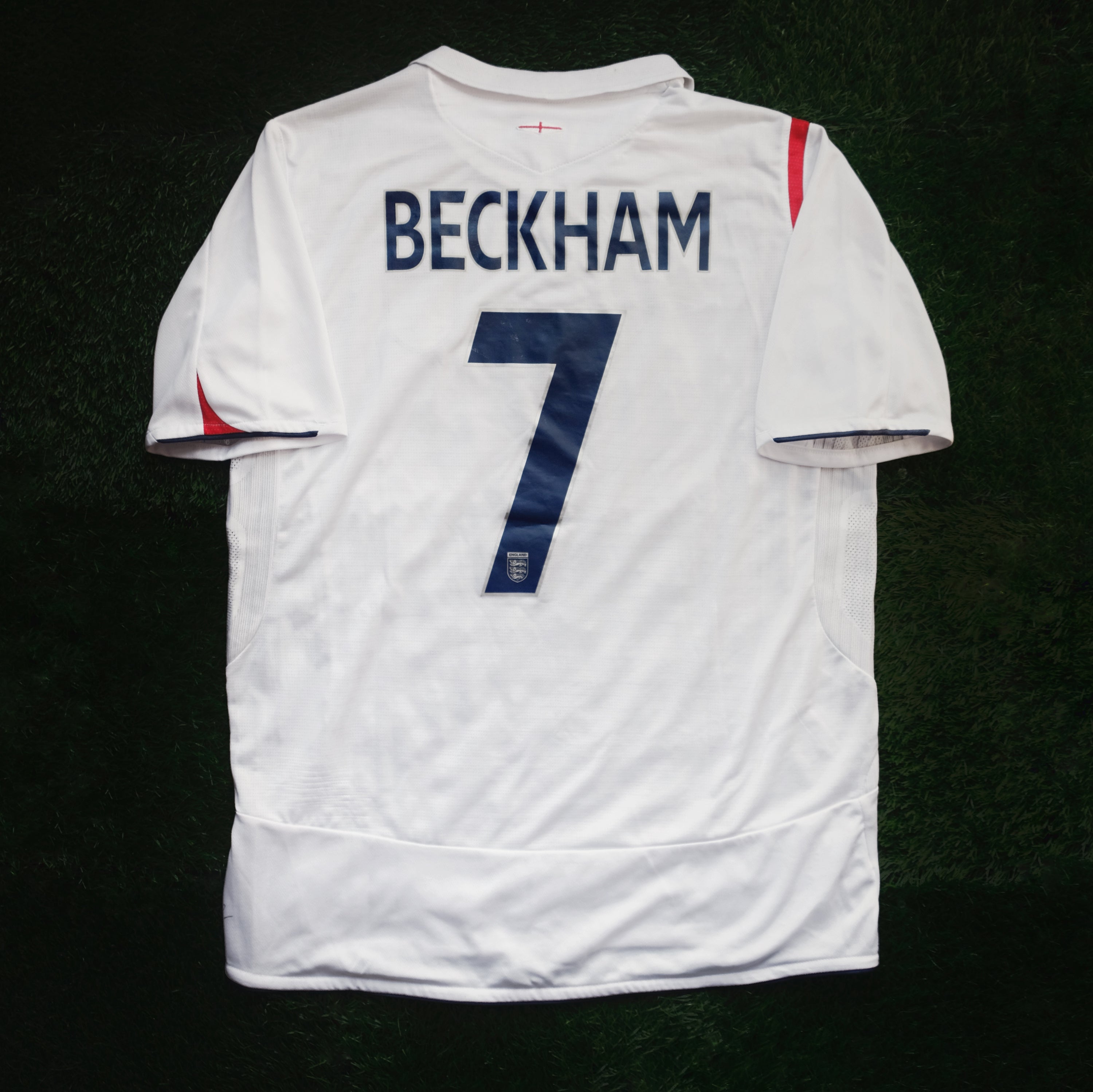2005/07 England #7 BECKHAM Home Jersey (M)