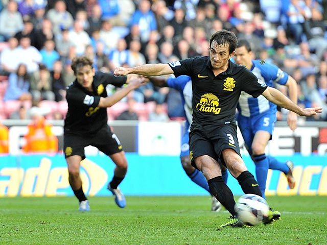 2012/13 Everton #3 BAINES Away Jersey (S)