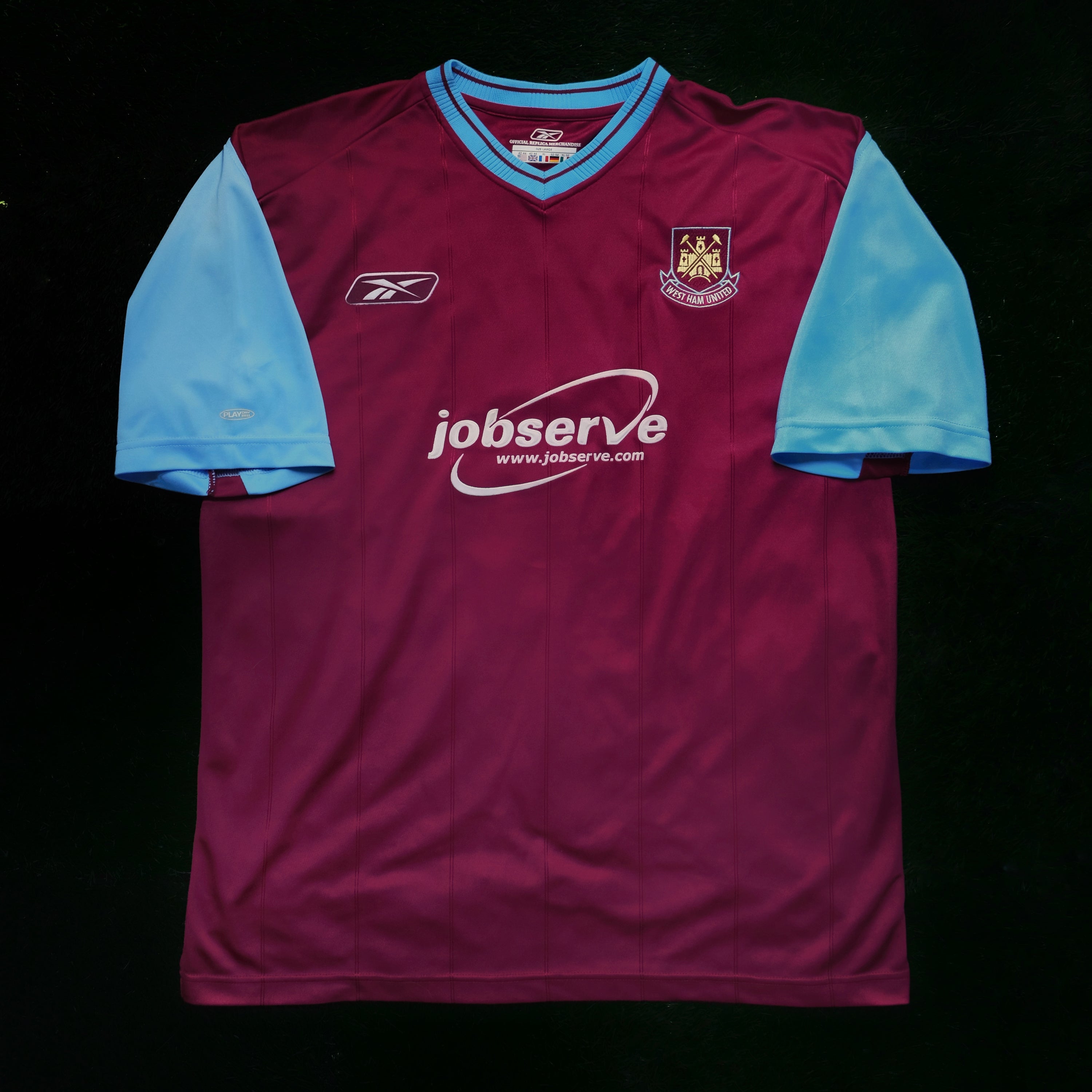 2003/05 West Ham #6 CARRICK Home Jersey (L)