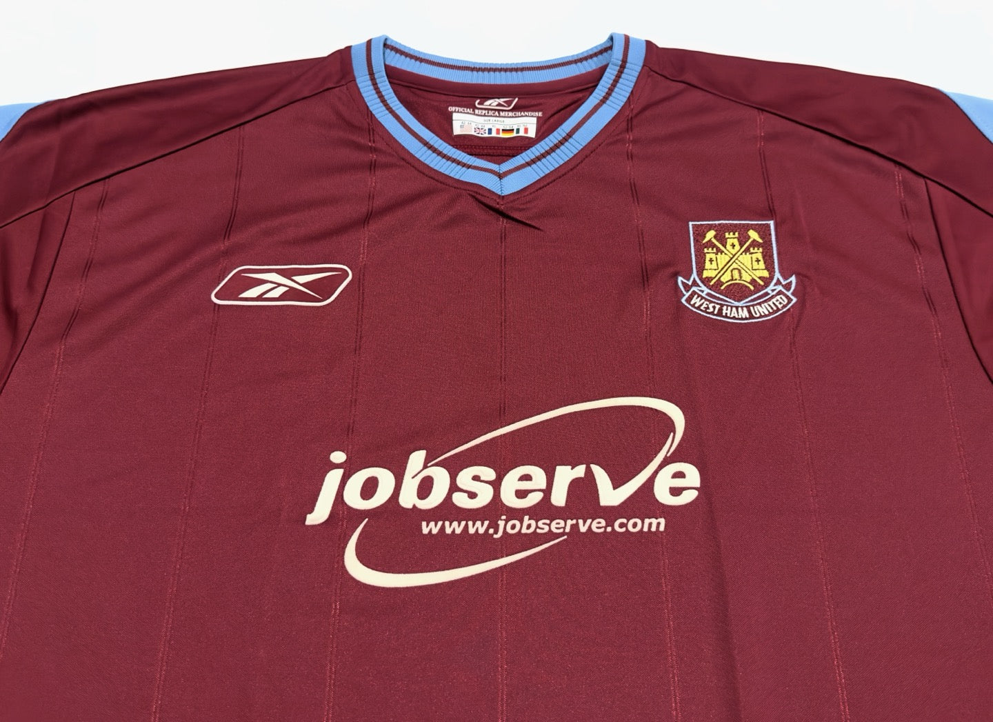 2003/05 West Ham Home Jersey (L)