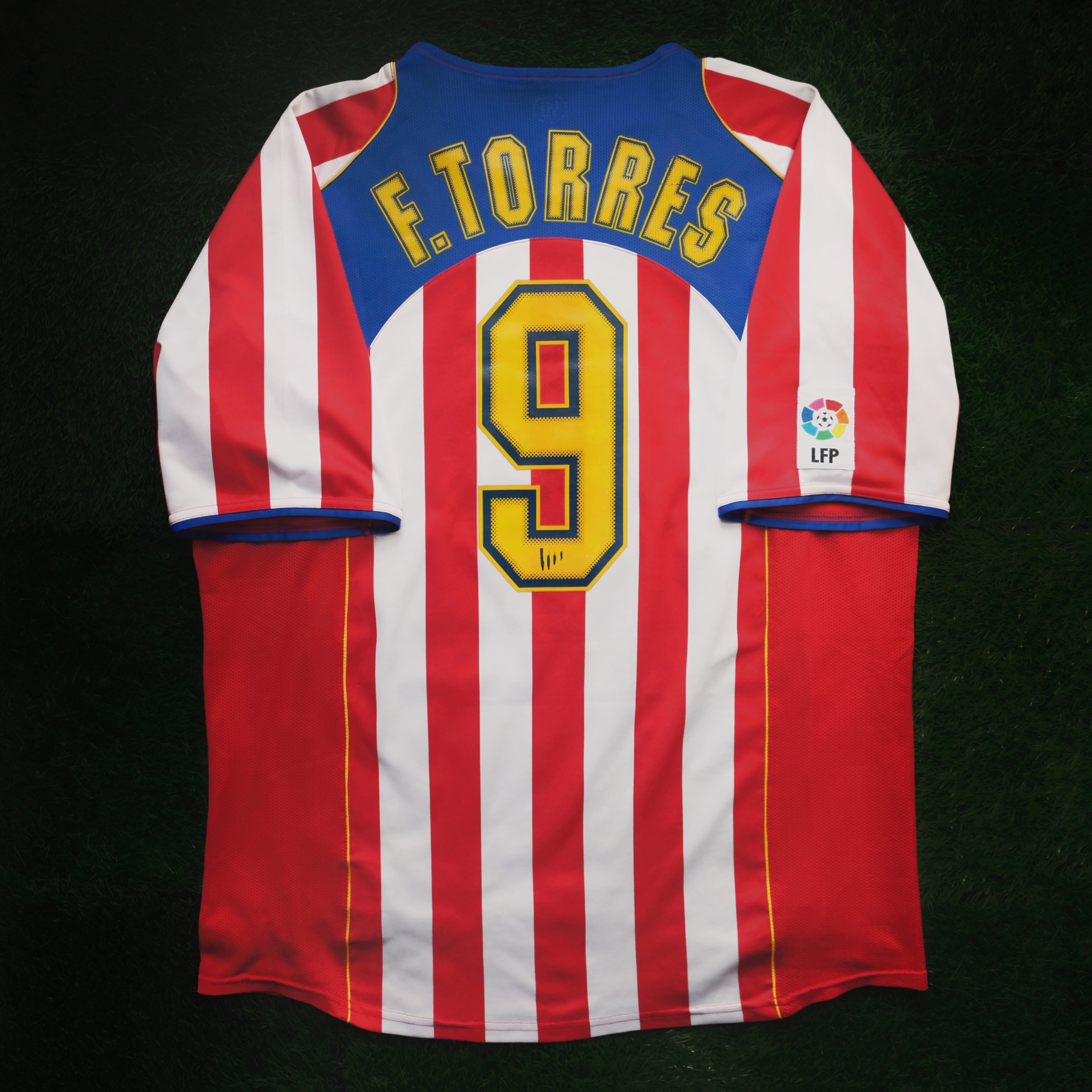 2004/05 Atletico Madrid #9 F.TORRES Home Jersey (XL) – Double Kick