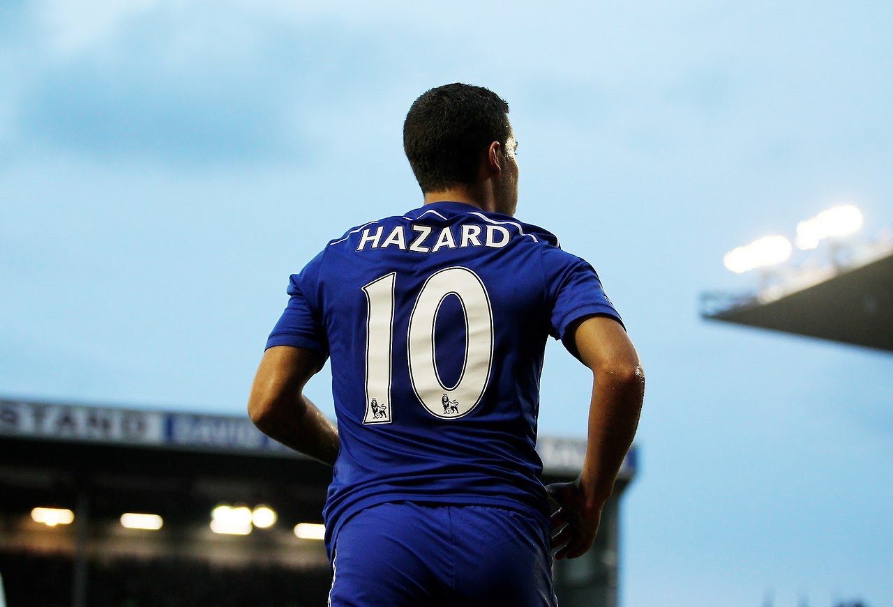 2014/15 Chelsea #10 HAZARD Home Jersey (M)