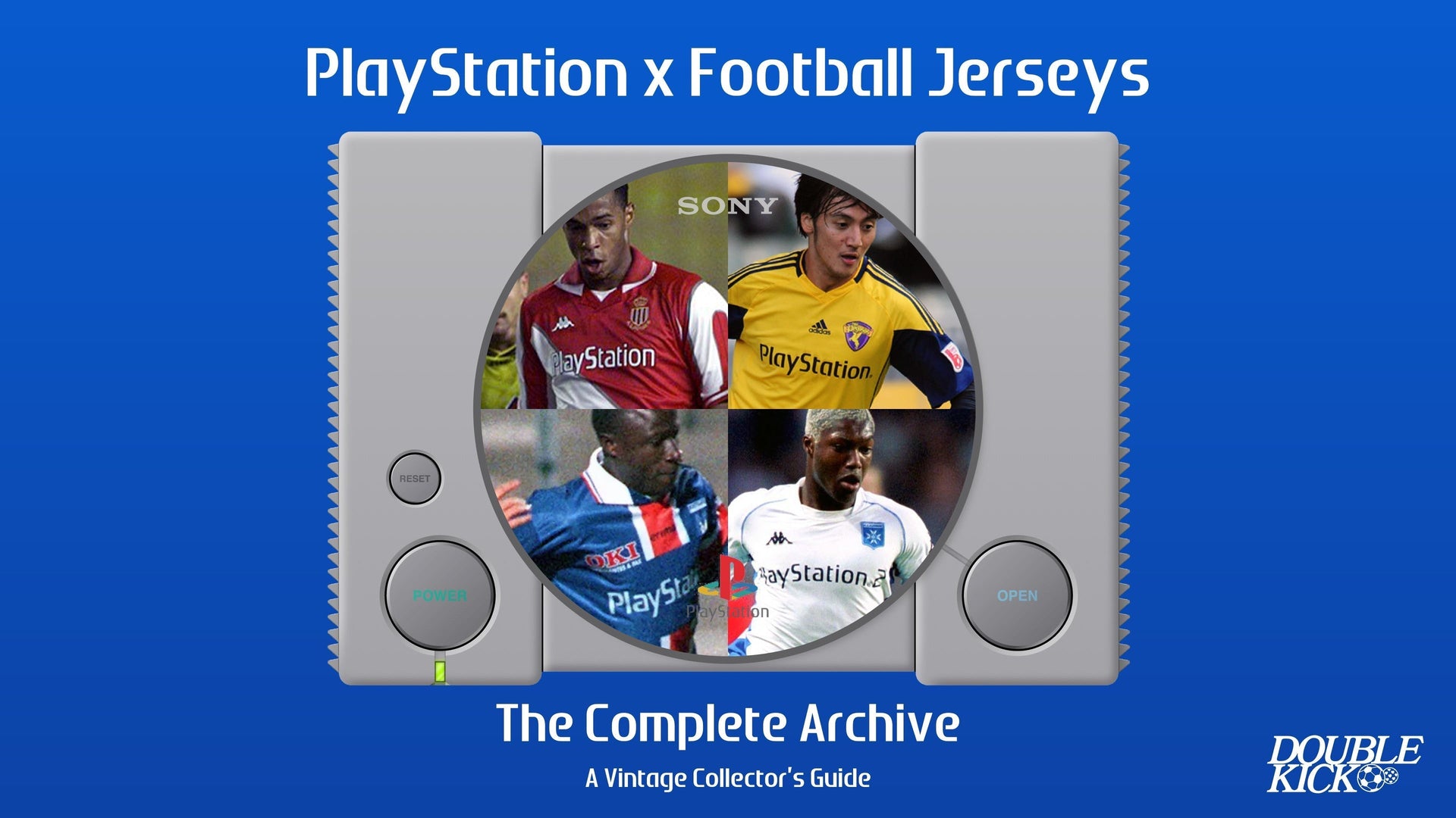 Vintage PLAYSTATION FC Maillot de Football XXL 90s Jersey Bande Kit