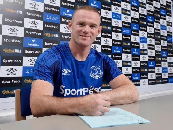 2017/18 Everton #10 ROONEY Home Jersey (S)