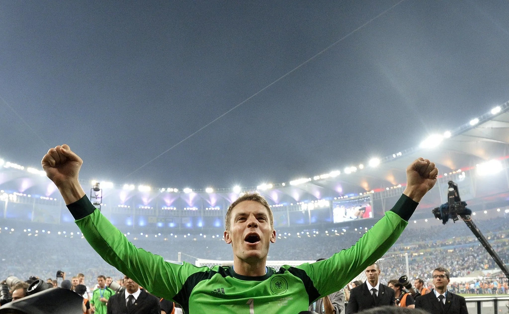 2014 Germany #1 NEUER GK Jersey (L) L/S