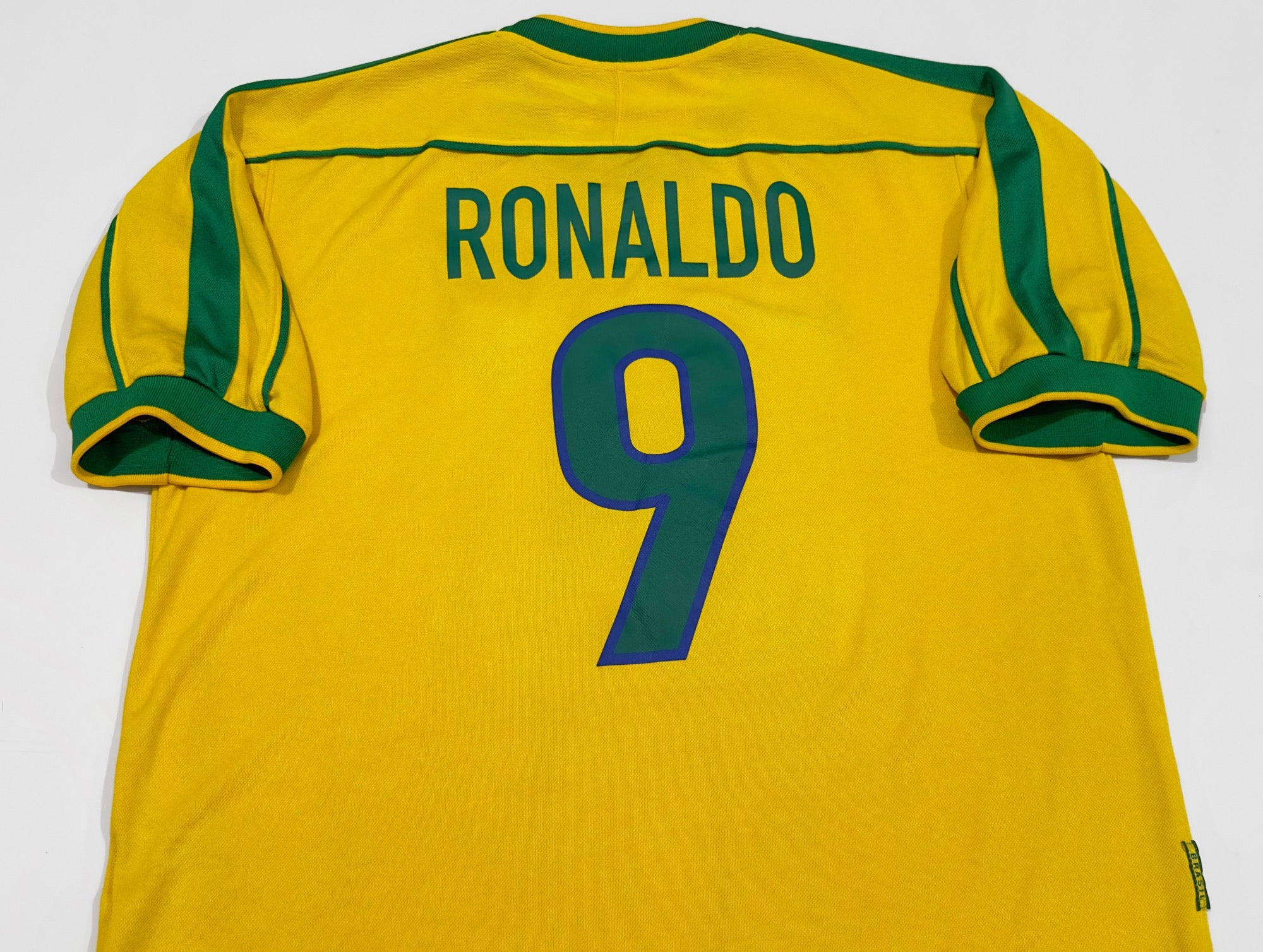 1998/00 Brazil #9 RONALDO Home Jersey (L)