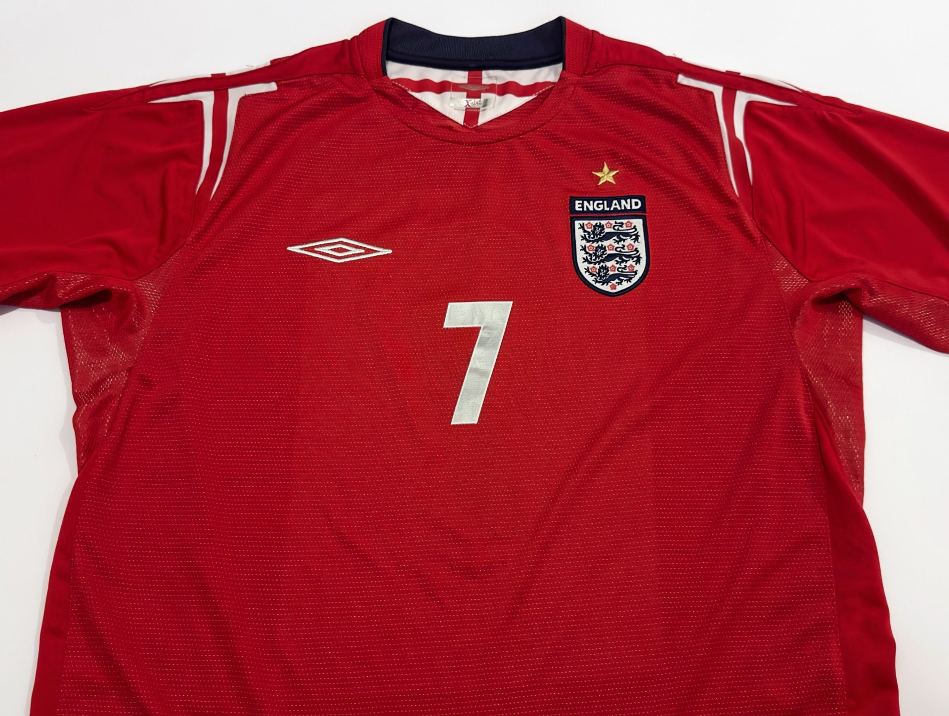 2004/06 England #7 BECKHAM Away Jersey (L)