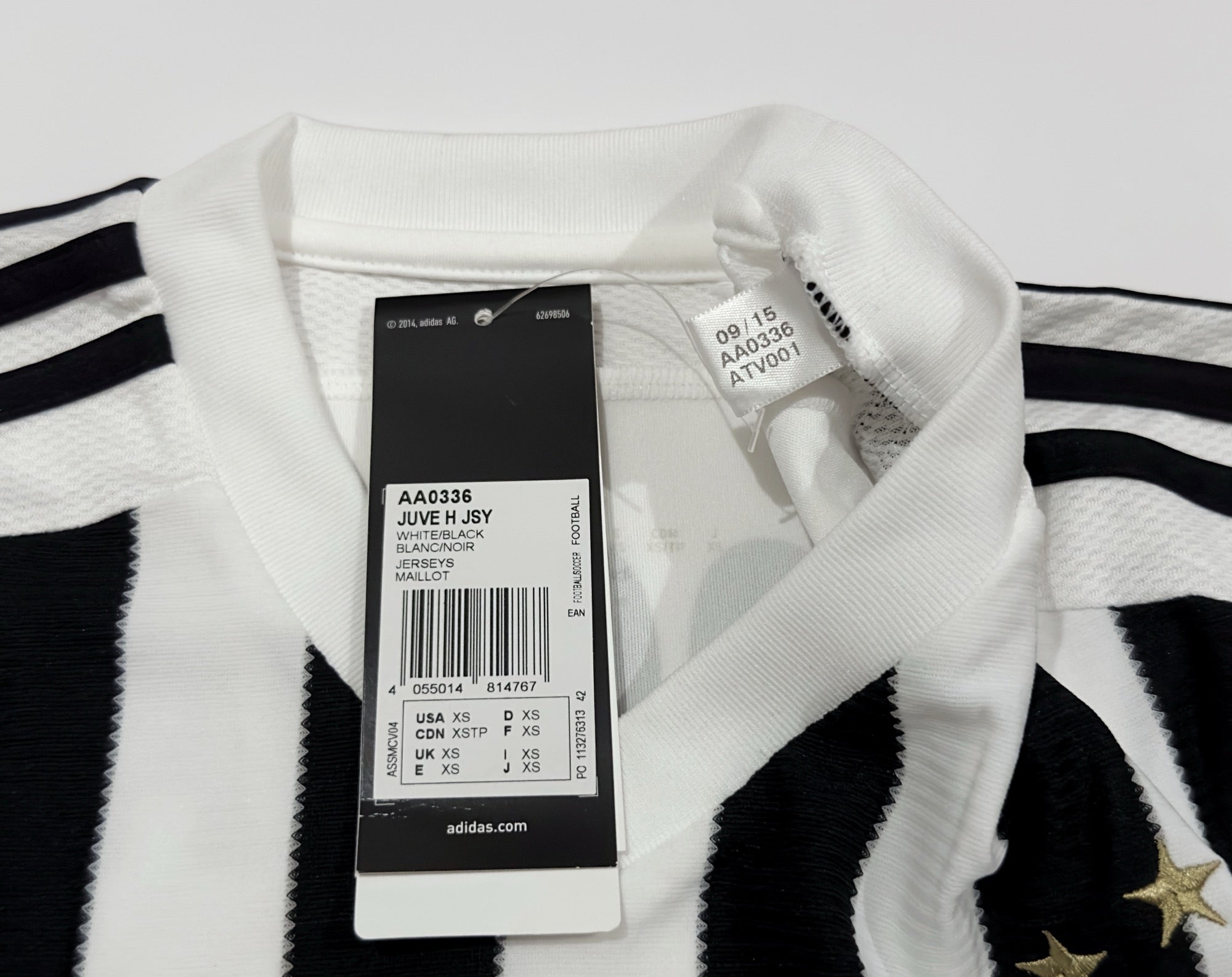 2015/16 Juventus #10 POGBA Home Jersey (XS)