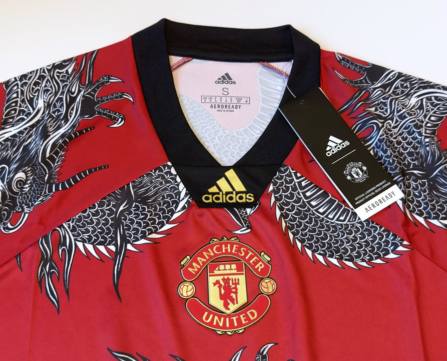 adidas Man Utd 2019/20 Pre-Match Jersey (S)