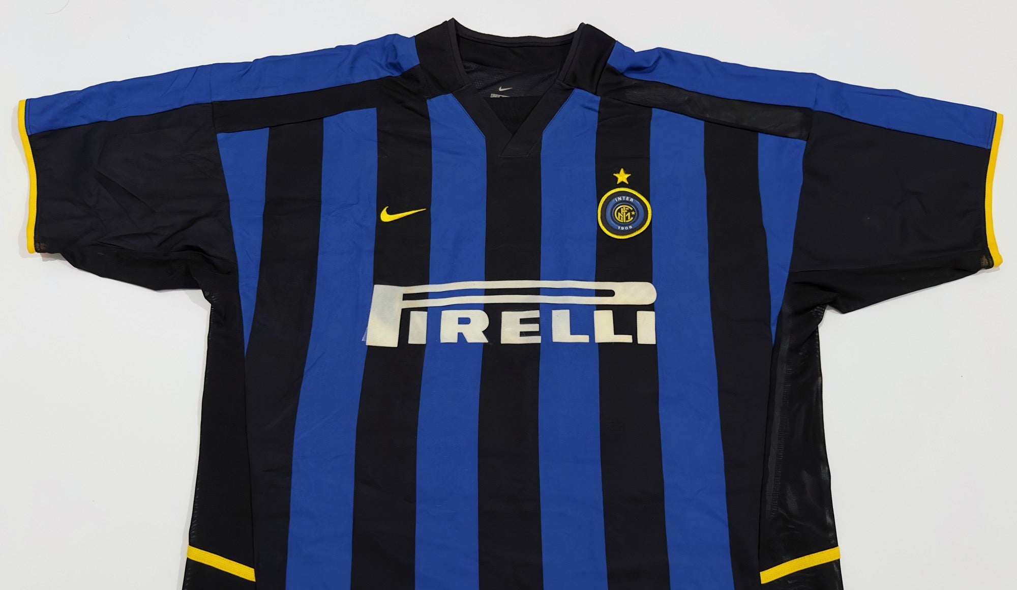 2002/03 Inter Milan #4 J.ZANETTI Home Jersey (XL) – Double Kick