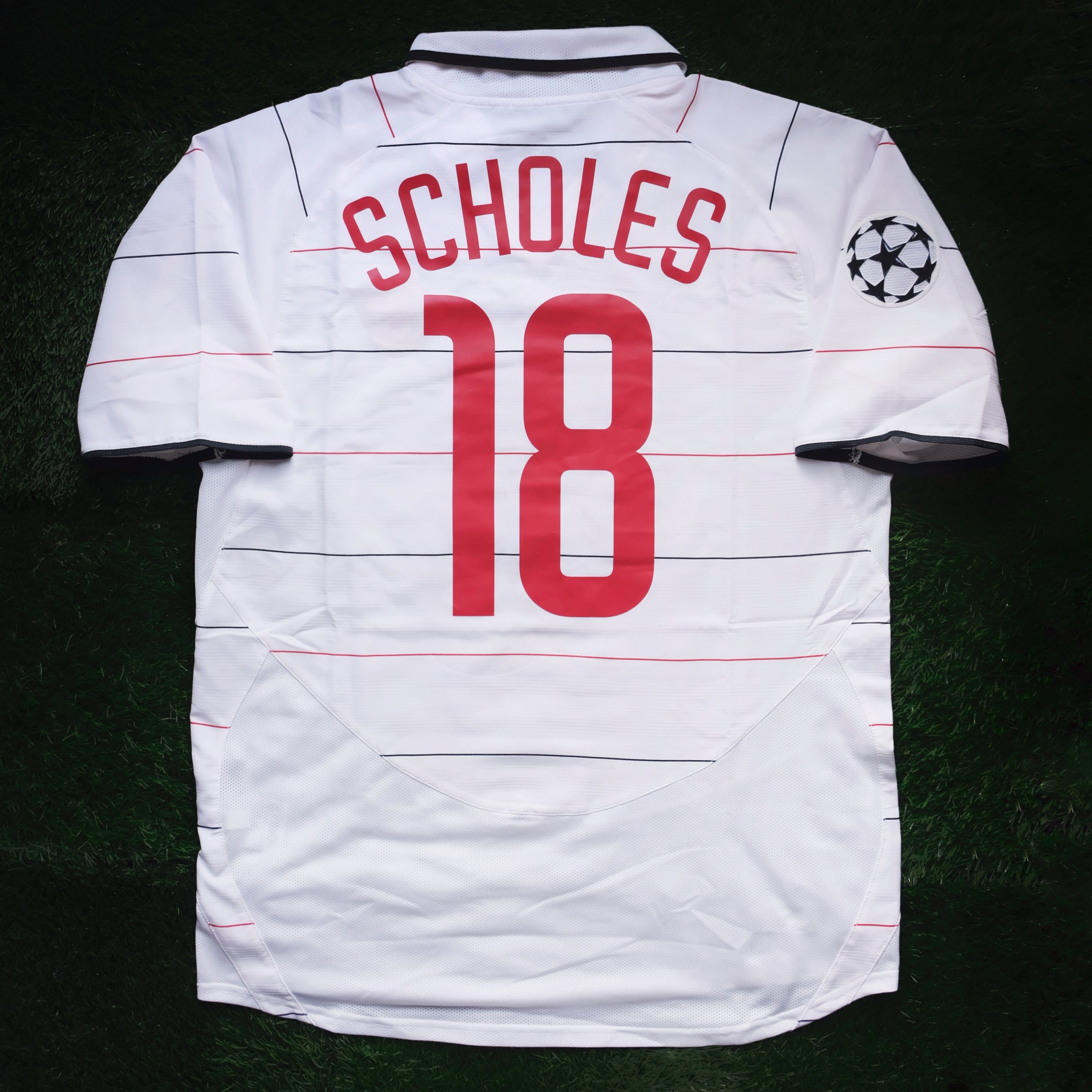 2003/05 Man Utd #18 SCHOLES Third Jersey (L)