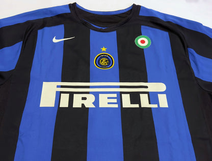 2005/06 Inter Milan #7 FIGO Home Jersey (L)