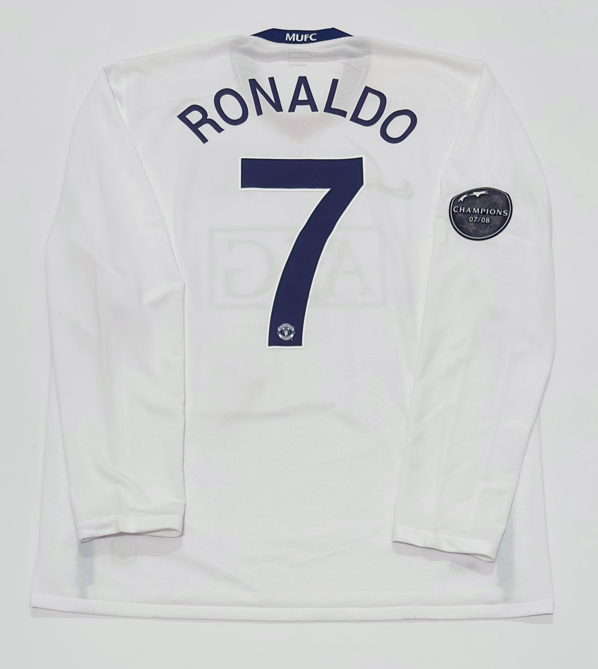 2008/09 Man Utd #7 RONALDO Away Jersey (L) L/S