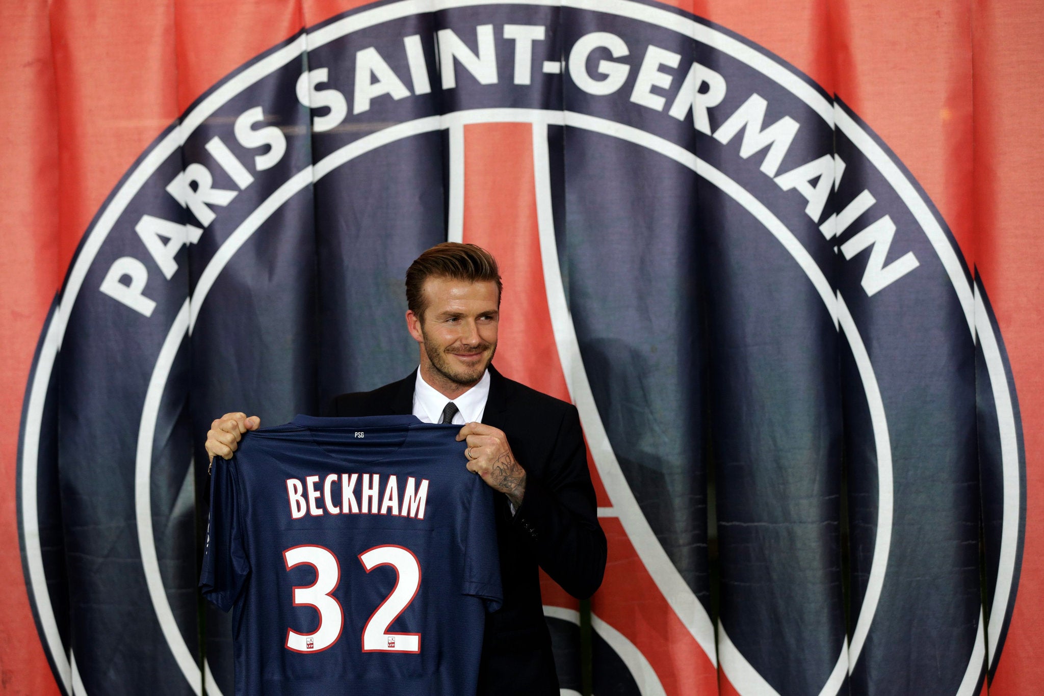 2012/13 PSG #32 BECKHAM Home Jersey (L)
