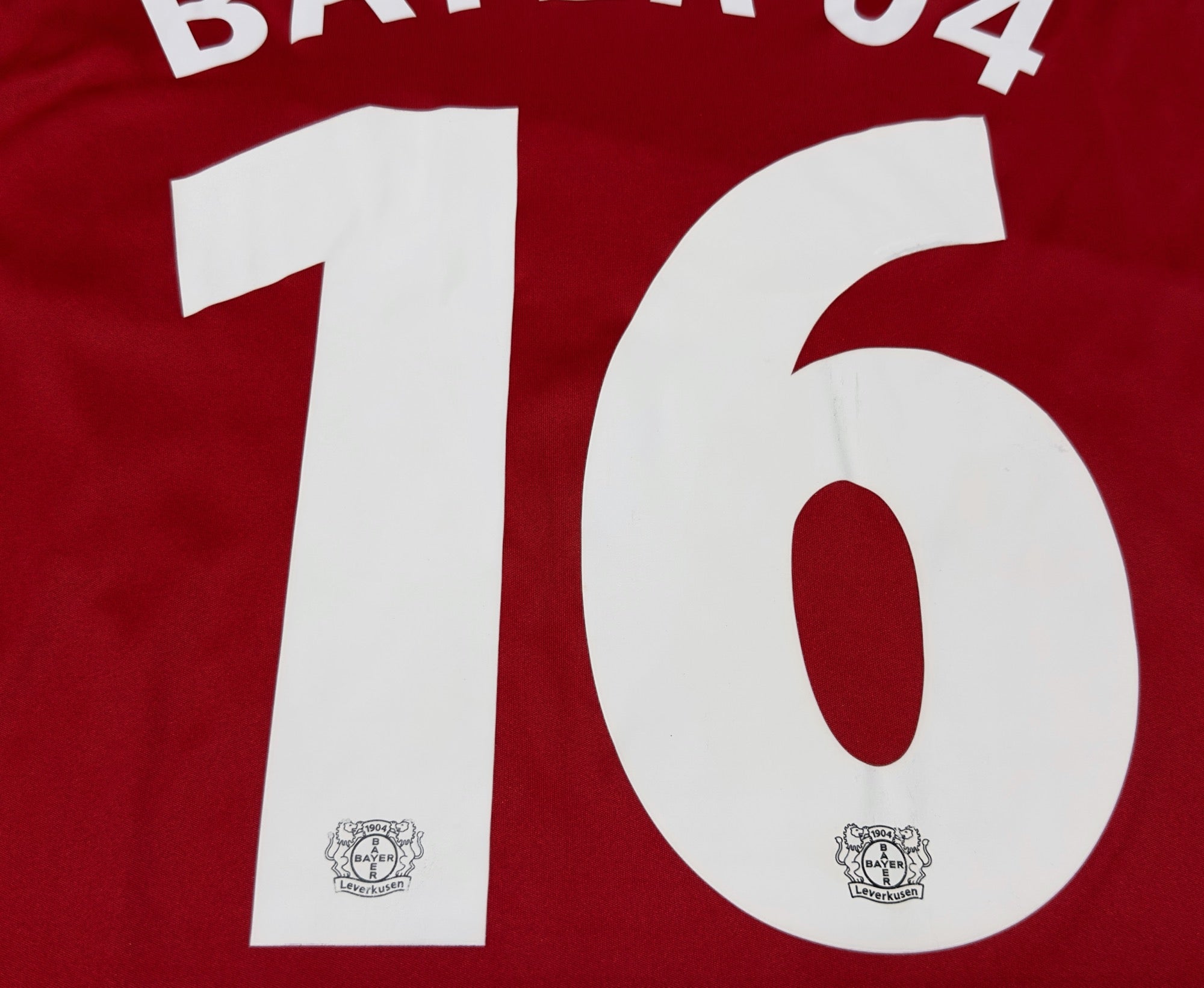 2008/10 Bayer Leverkusen #16 SCHWEGLER Home Jersey (XL) L/S