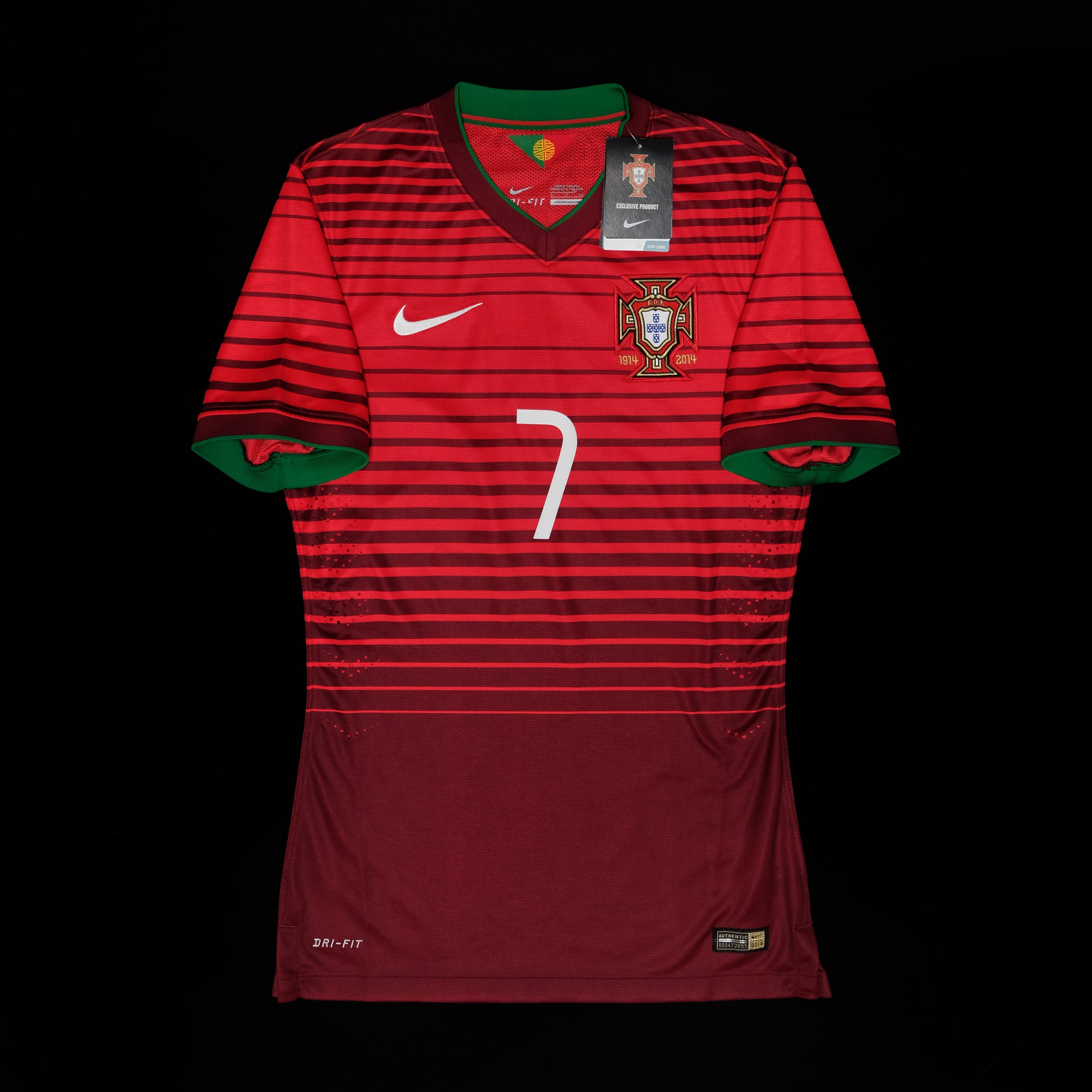 2014/15 Portugal #7 RONALDO Home Jersey (S)