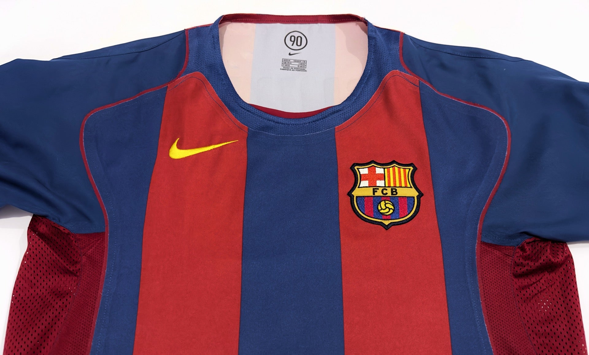 2004/05 Barcelona #8 GIULY Home Jersey (M) L/S