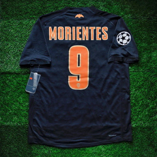 2006/07 Valencia #9 MORIENTES Away Jersey (L)