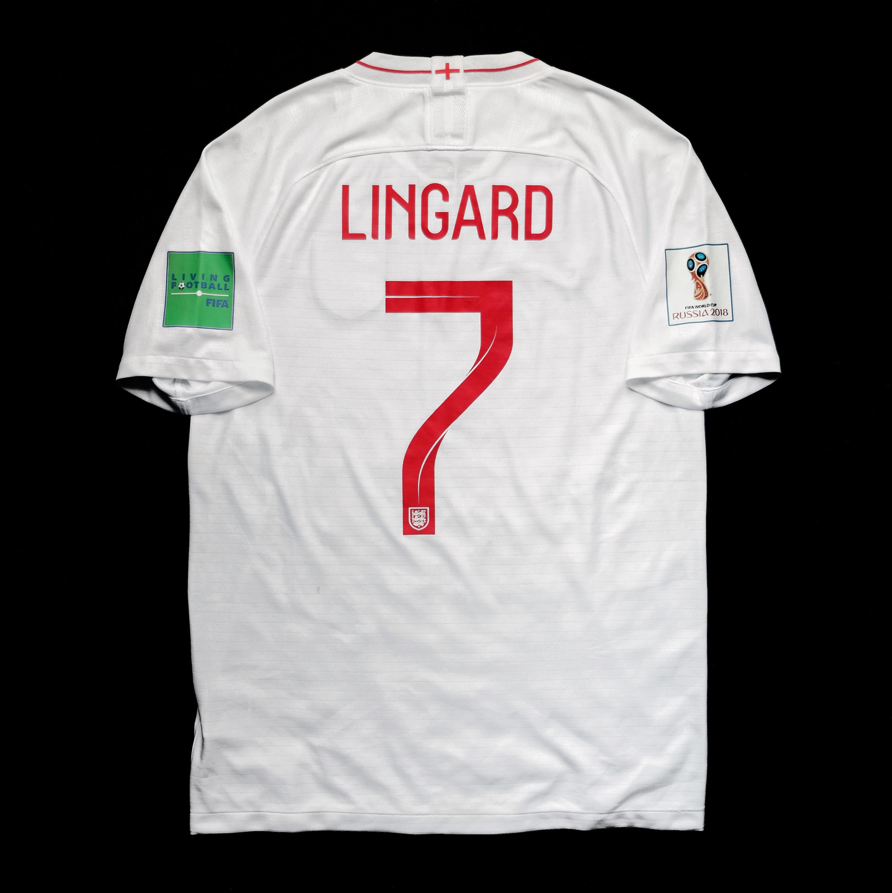 2018/19 England #7 LINGARD Home Jersey (M)