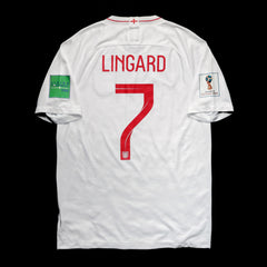 2018/19 England #7 LINGARD Home Jersey (M)