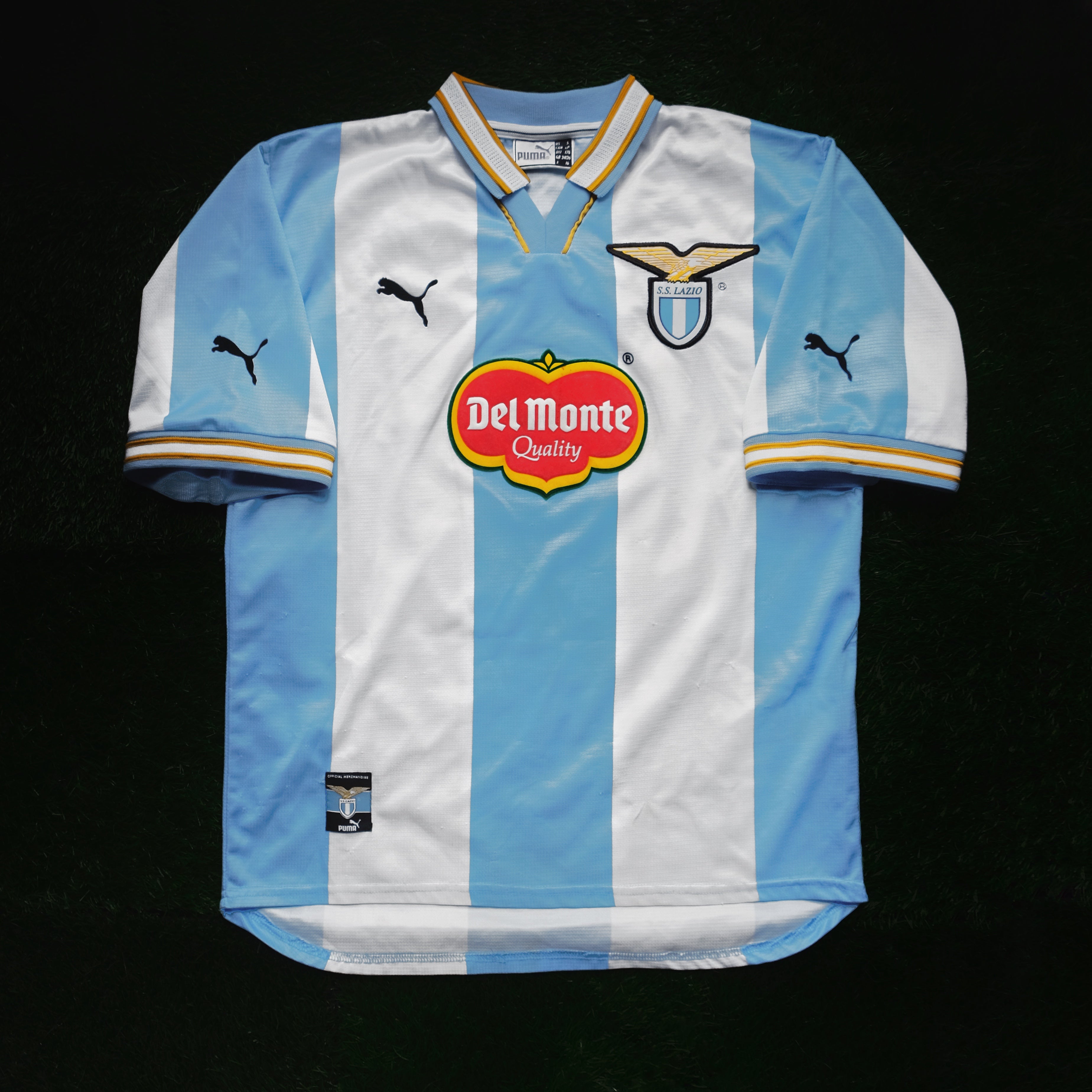1999/00 Lazio #23 VERON European Home Jersey (S) – Double