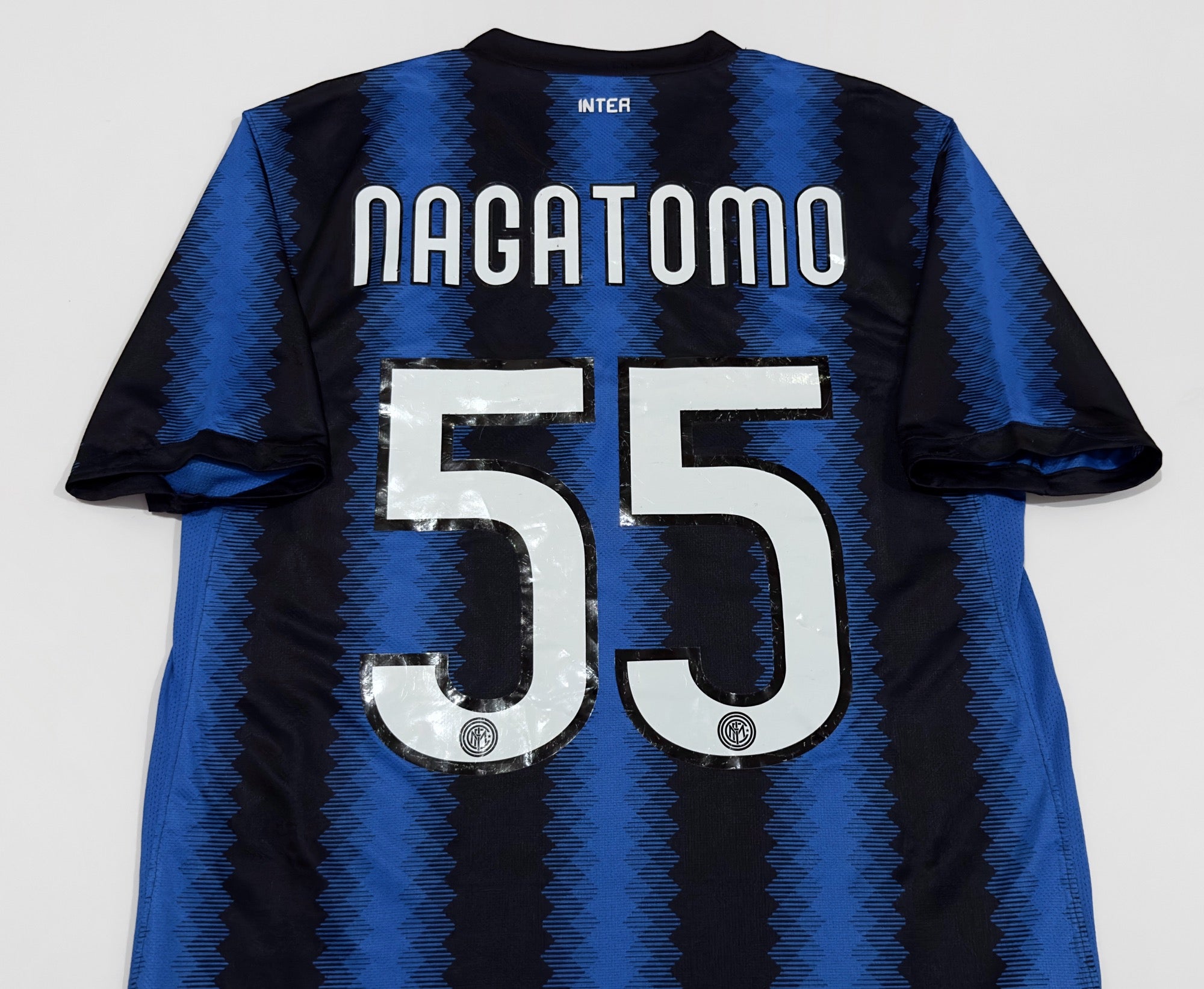 2010/11 Inter Milan #55 NAGATOMO Home Jersey (M)
