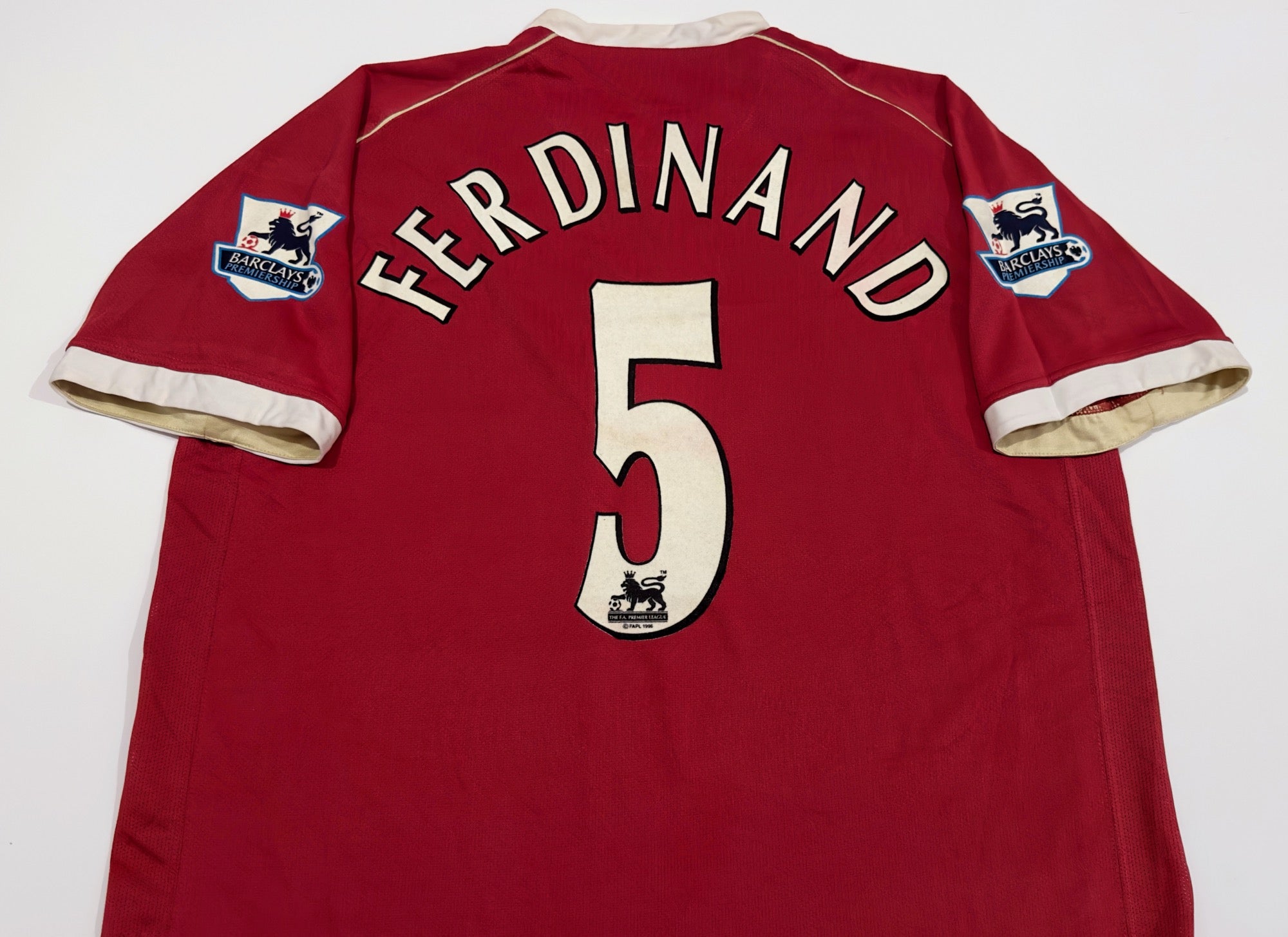 2006/07 Man Utd #5 FERDINAND Home Jersey (XL)