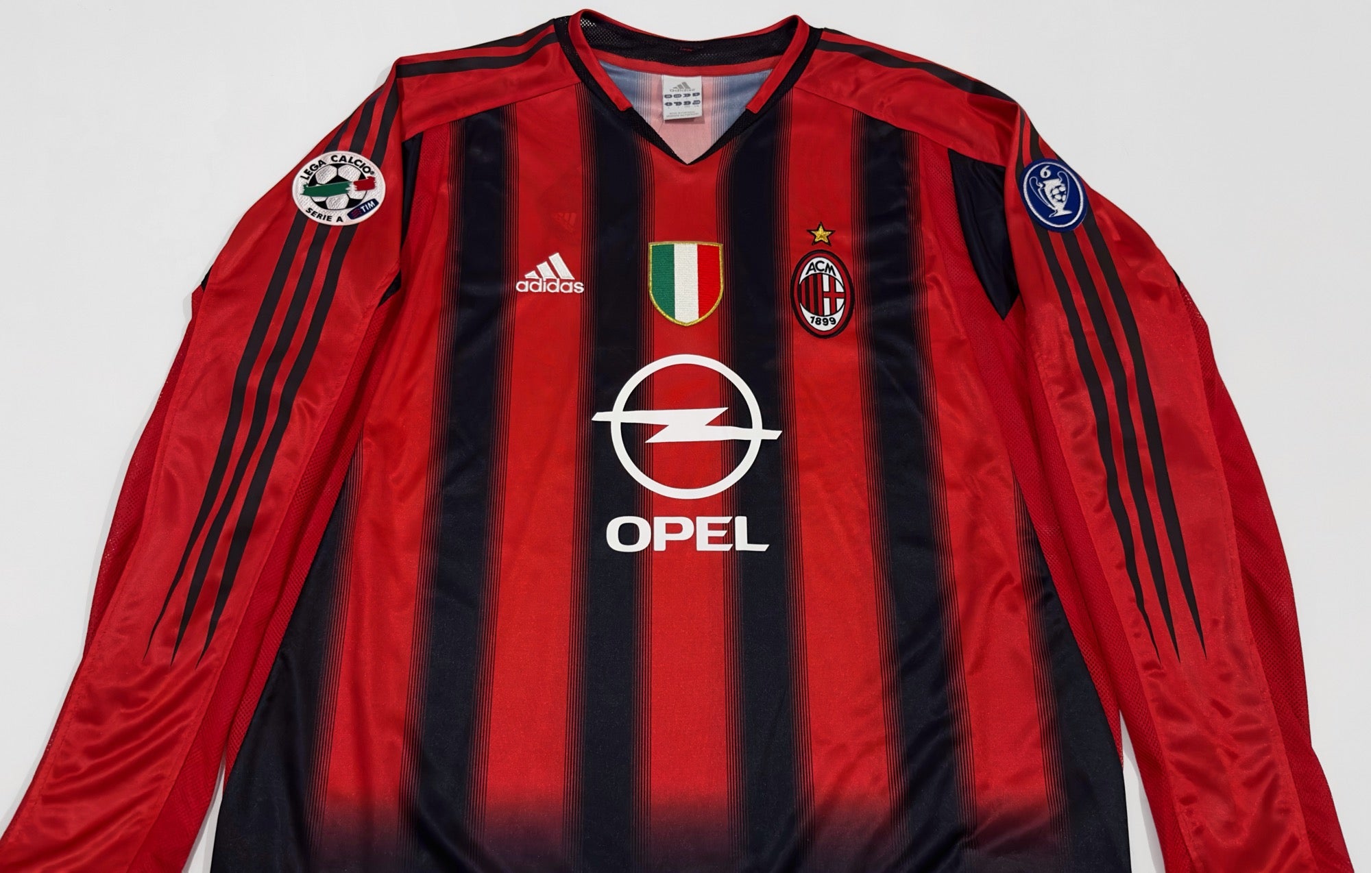 2004/05 AC Milan #21 PIRLO Home Jersey (L) L/S