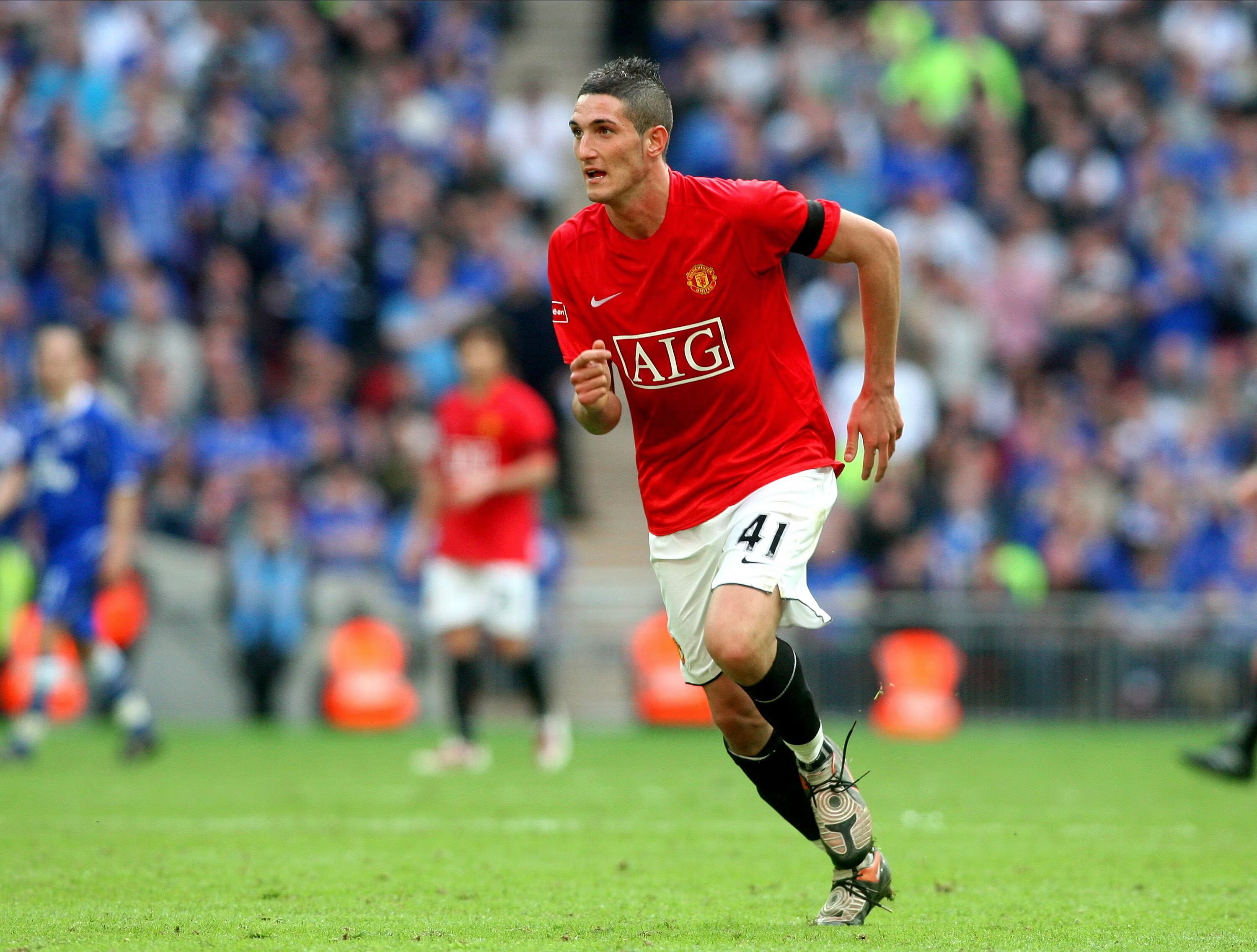 2008/09 Man Utd #41 MACHEDA Home Jersey (S)