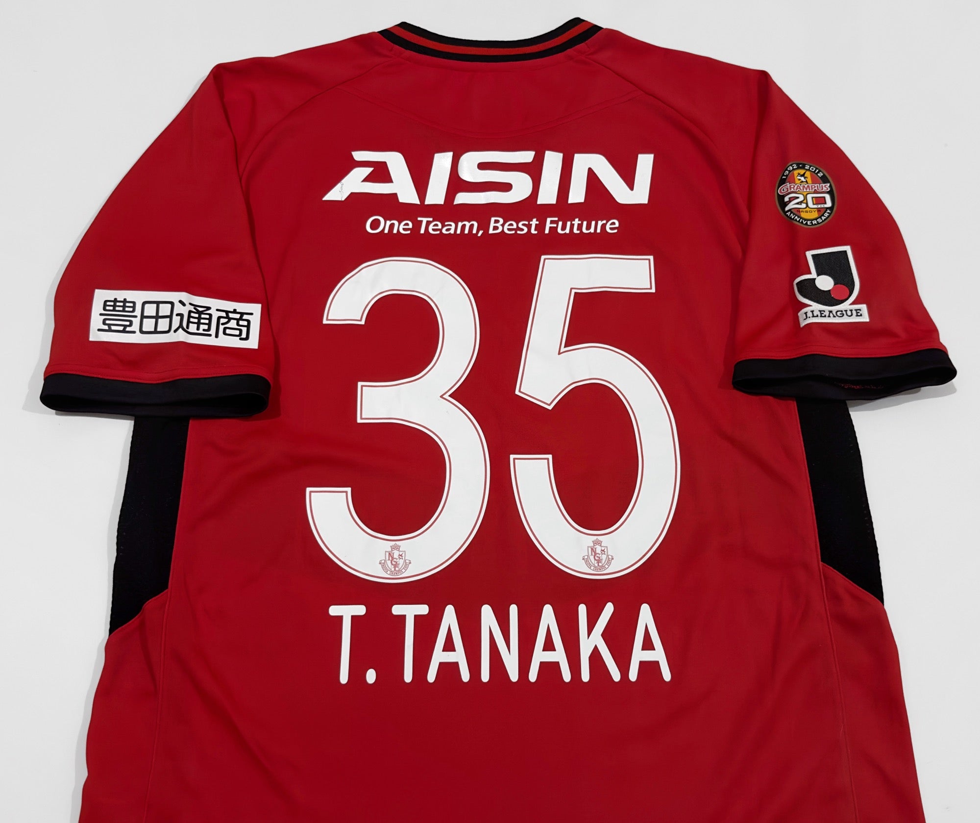 2011/12 Nagoya Grampus #35 T.TANAKA Home Jersey (L)