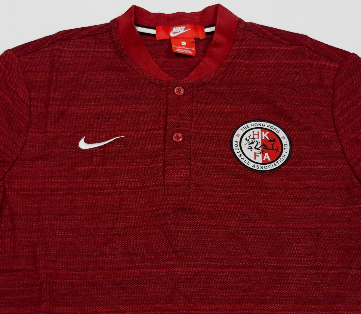 Nike Hong Kong Red Polo Shirt (L)