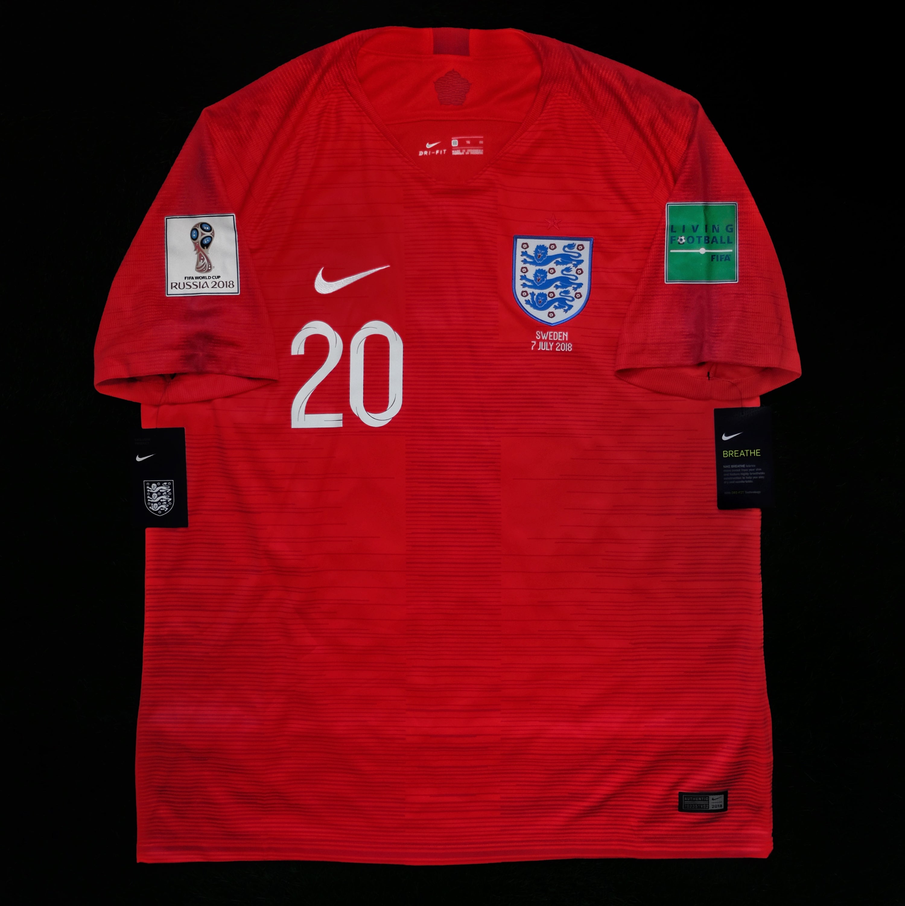 2018/19 England #20 DELE Away Jersey (XL)
