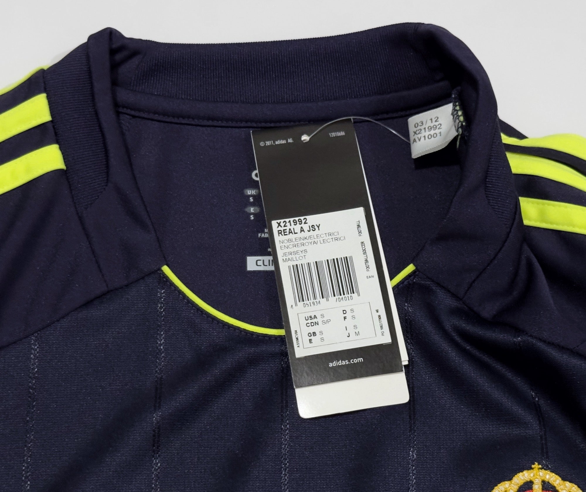 2012/13 Real Madrid #7 RONALDO Away Jersey (S)