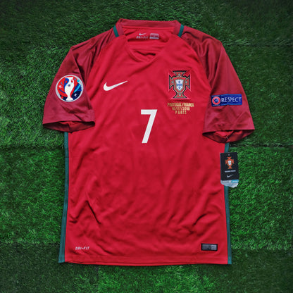 2016/17 Portugal #7 RONALDO Home Jersey (M)