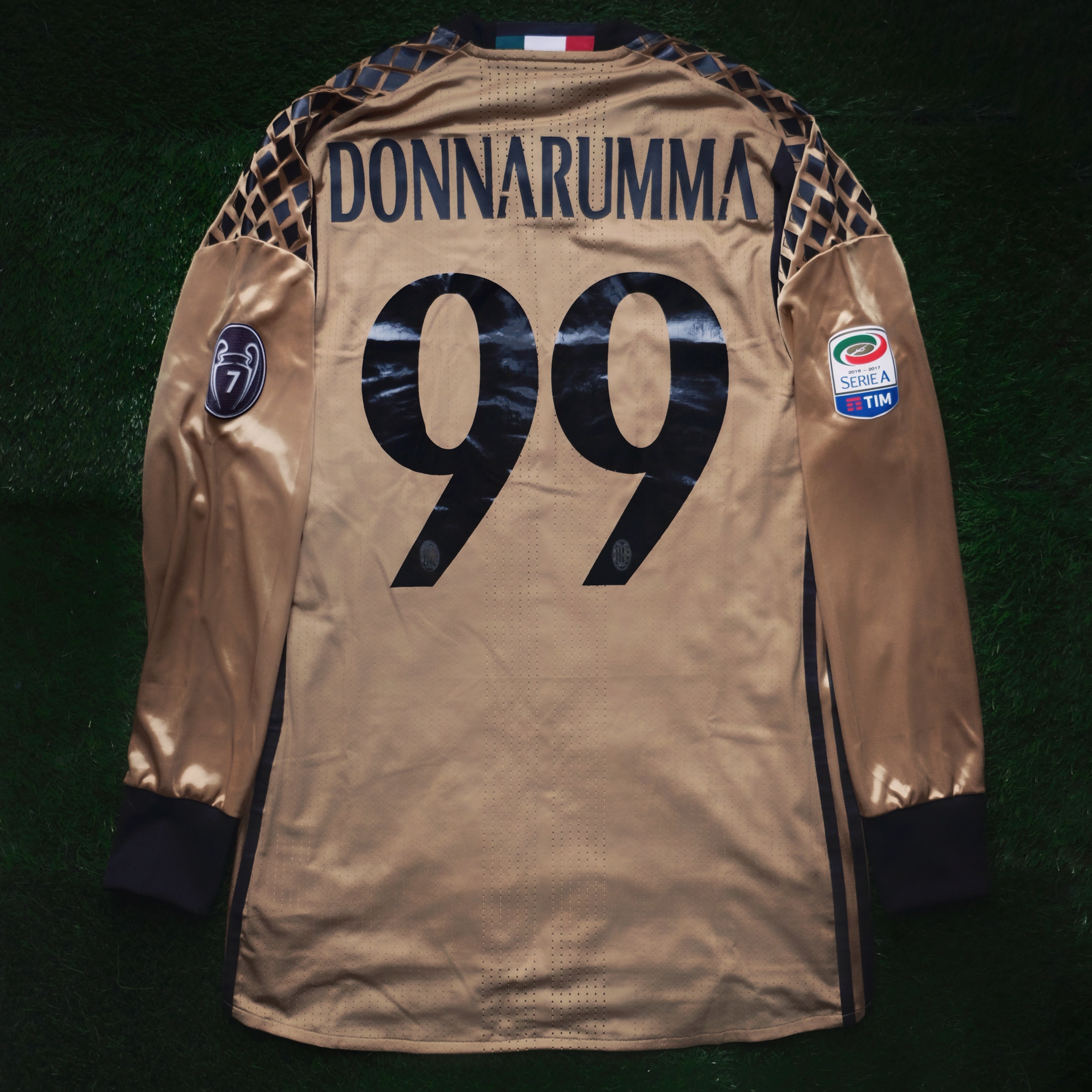 2016/17 AC Milan #99 DONNARUMMA GK Jersey (L) L/S – Double Kick