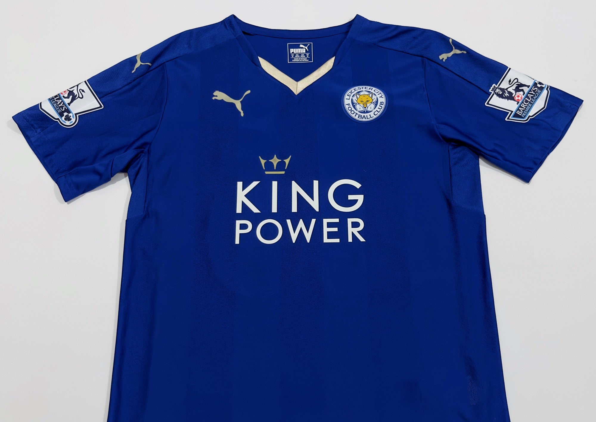 2015/16 Leicester City #26 MAHREZ Home Jersey (M)