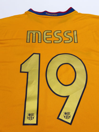 2006/07 Barcelona #19 MESSI Away Jersey (XL)