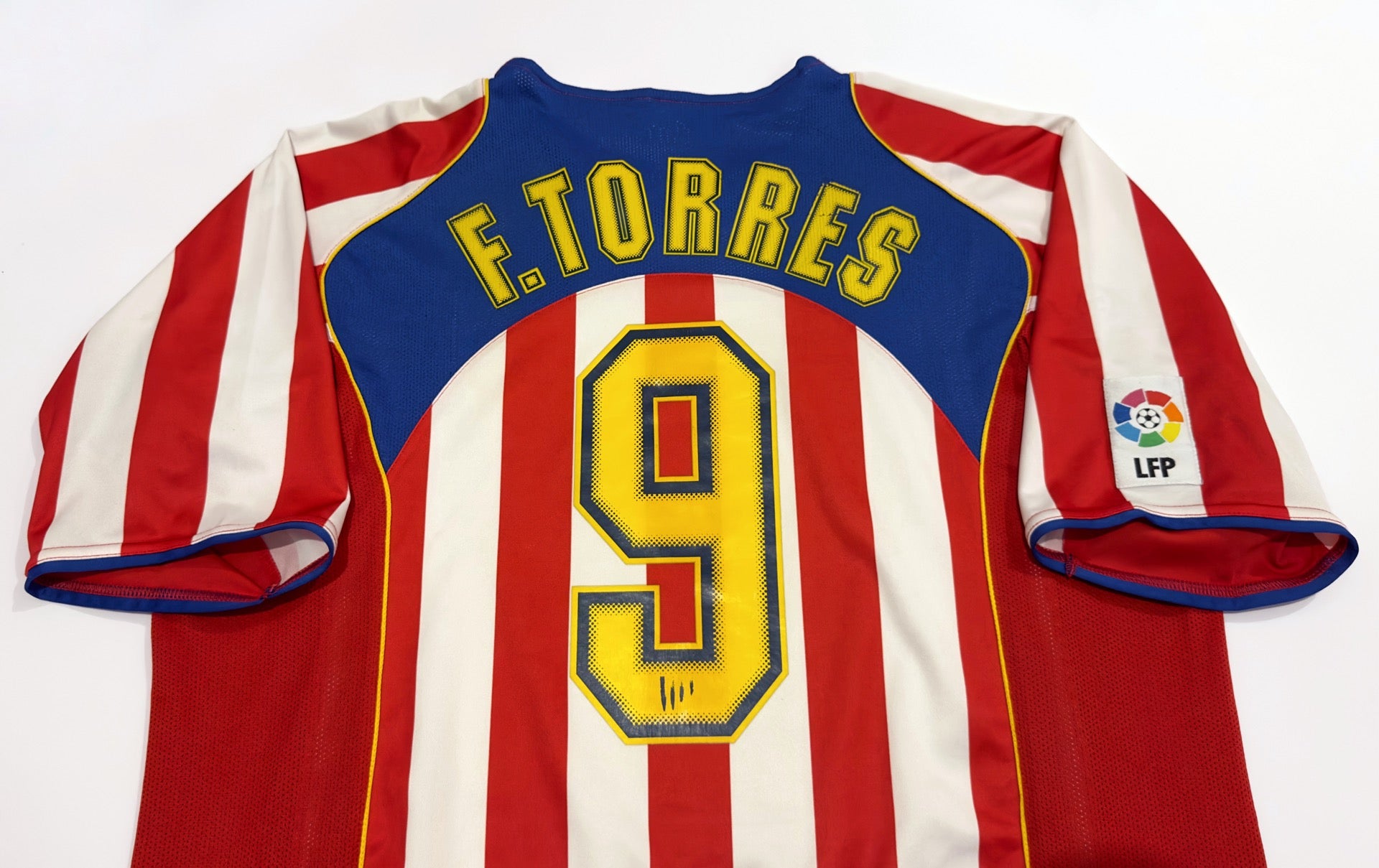 2004/05 Atletico Madrid #9 F.TORRES Home Jersey (XL)