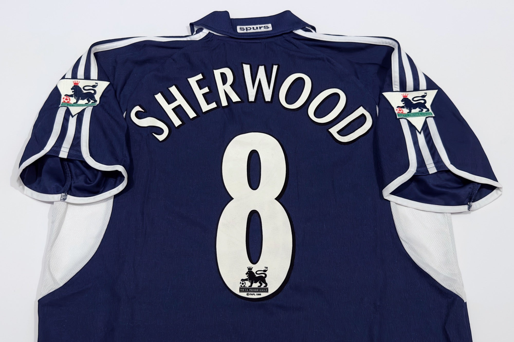 2000/01 Tottenham #8 SHERWOOD Away Jersey (M)