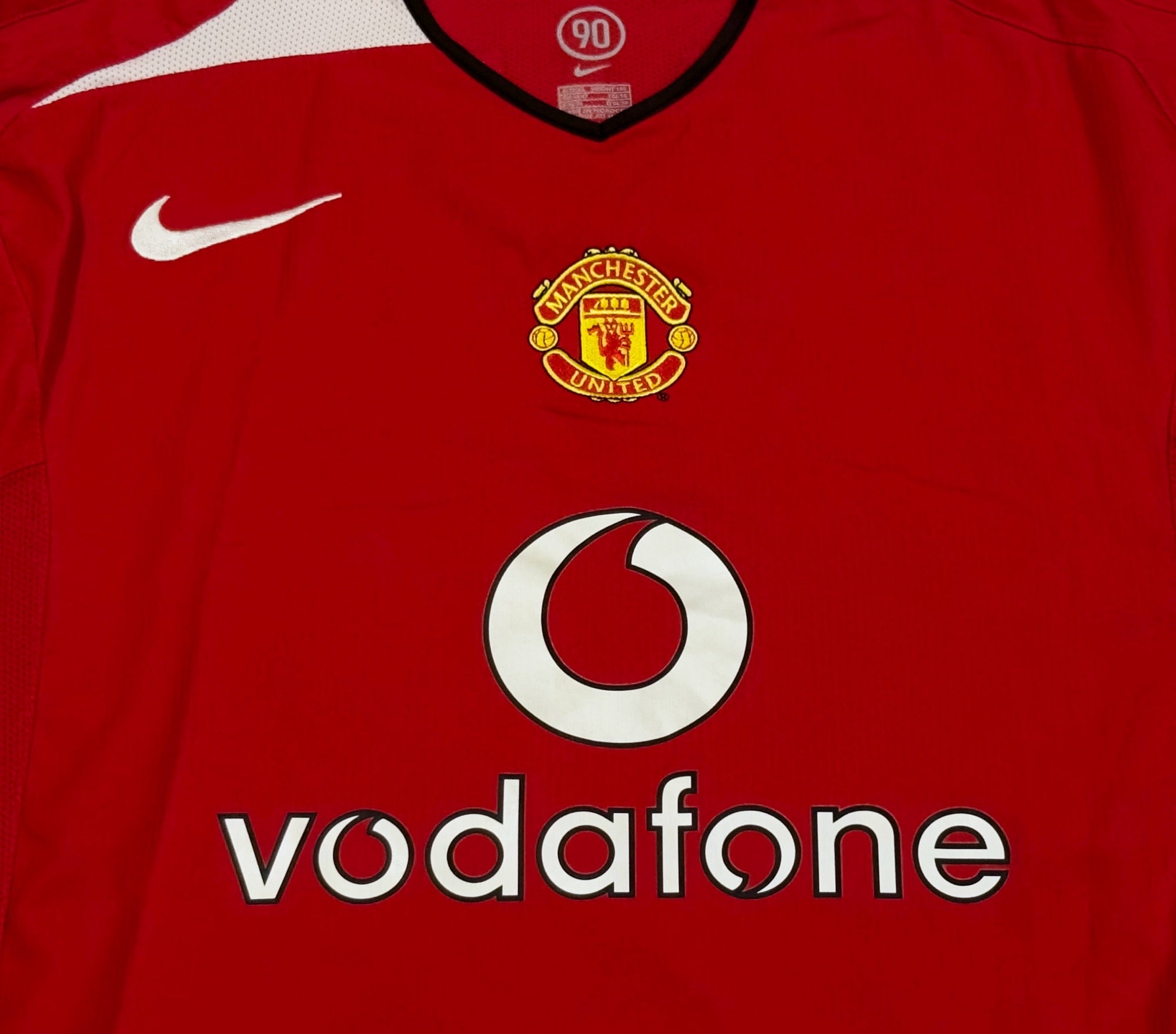 2004/06 Man Utd #14 SMITH Home Jersey (XL) L/S