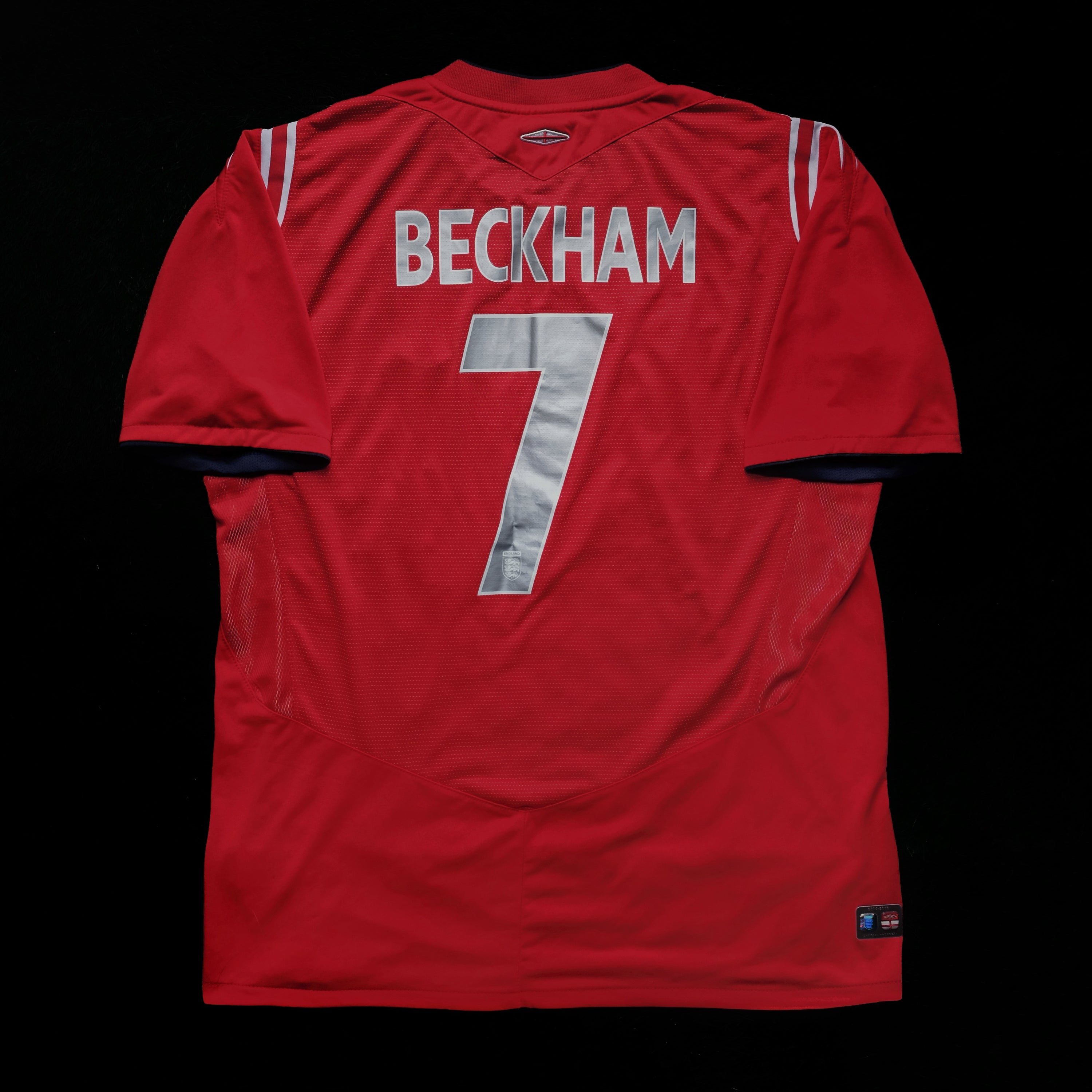 2004/06 England #7 BECKHAM Away Jersey (L)