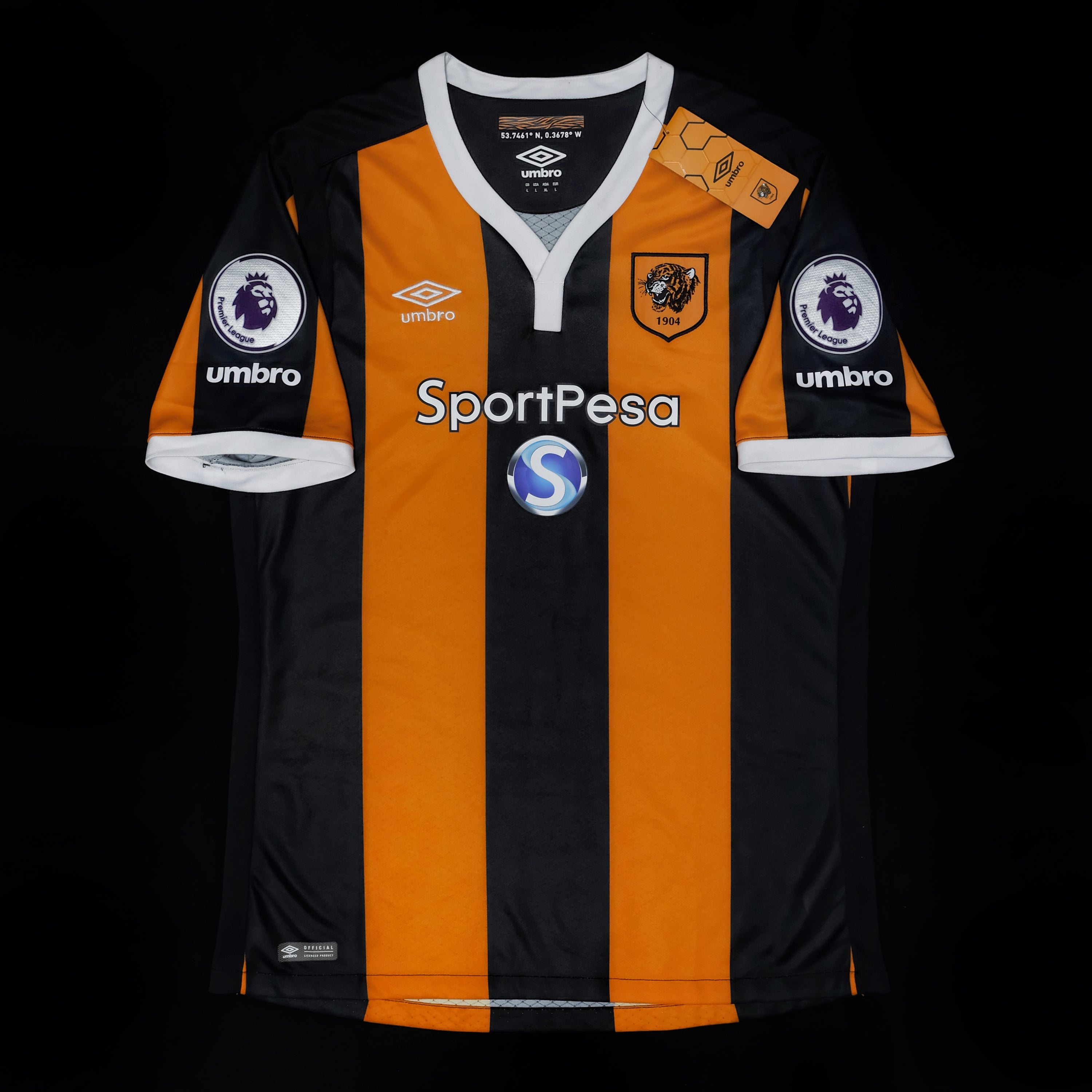 2016/17 Hull City #5 MAGUIRE Home Jersey (L)