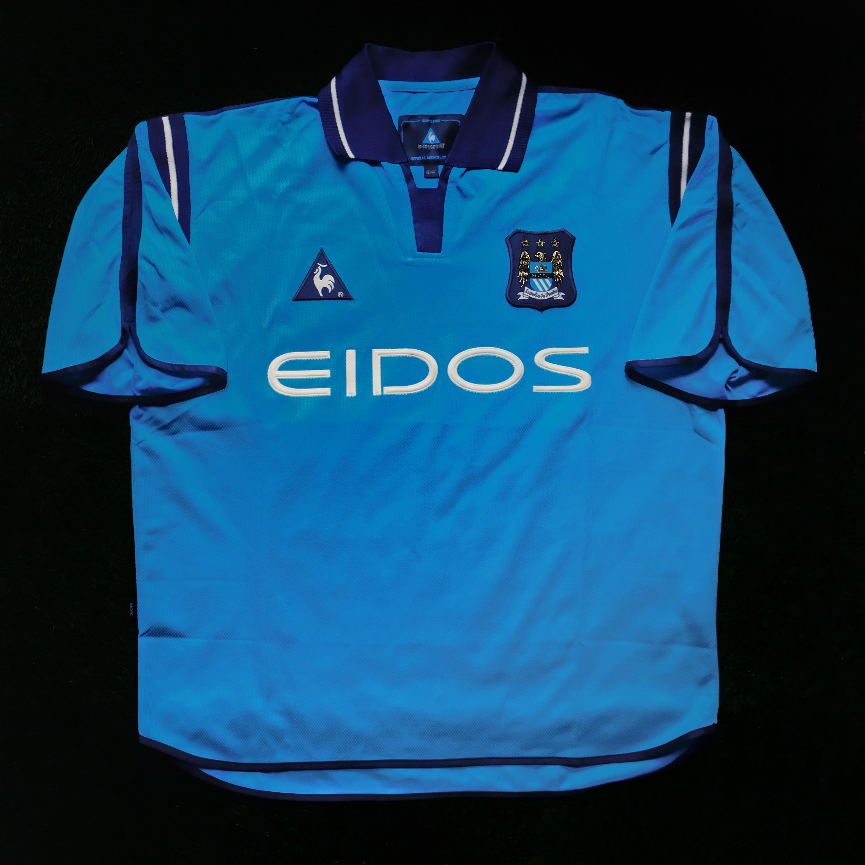 2001/02 Man City Home Jersey (L)