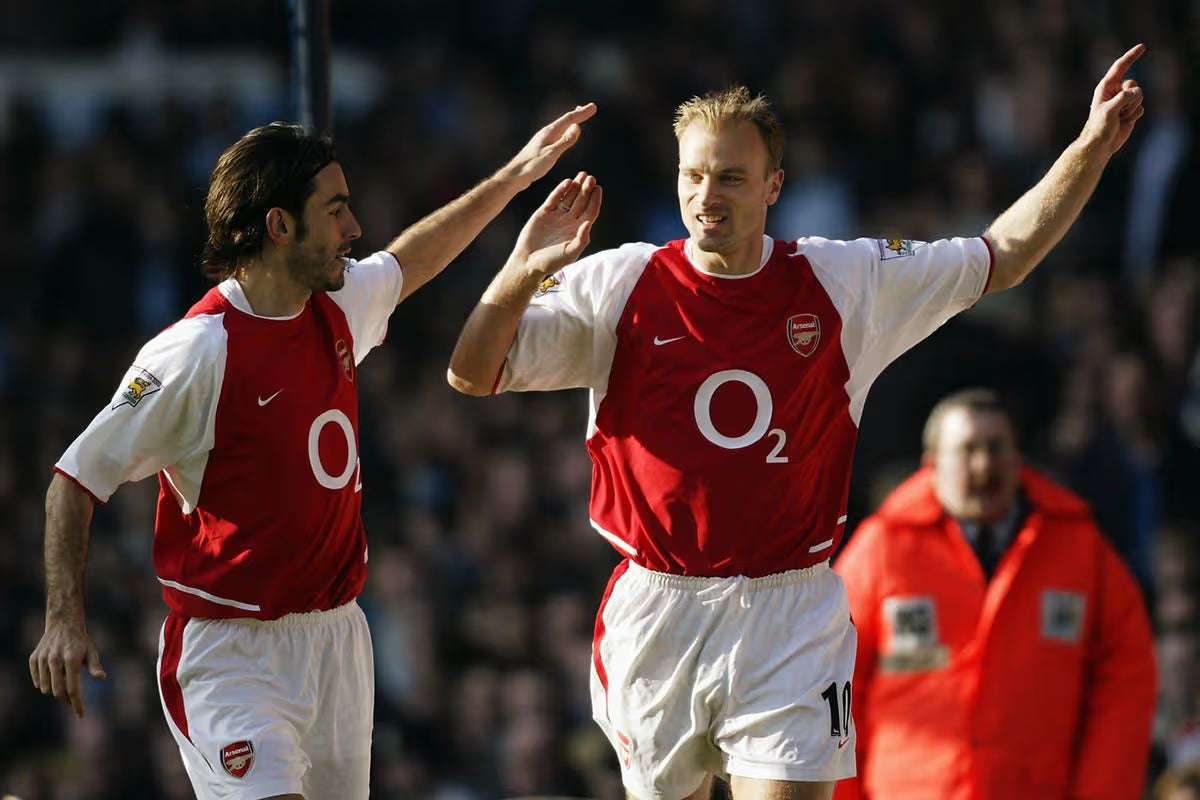 2002/04 Arsenal #10 BERGKAMP Home Jersey (S)