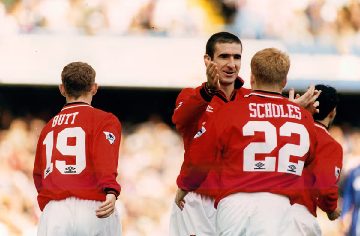 1994/96 Man Utd Home #22 SCHOLES Jersey (M)