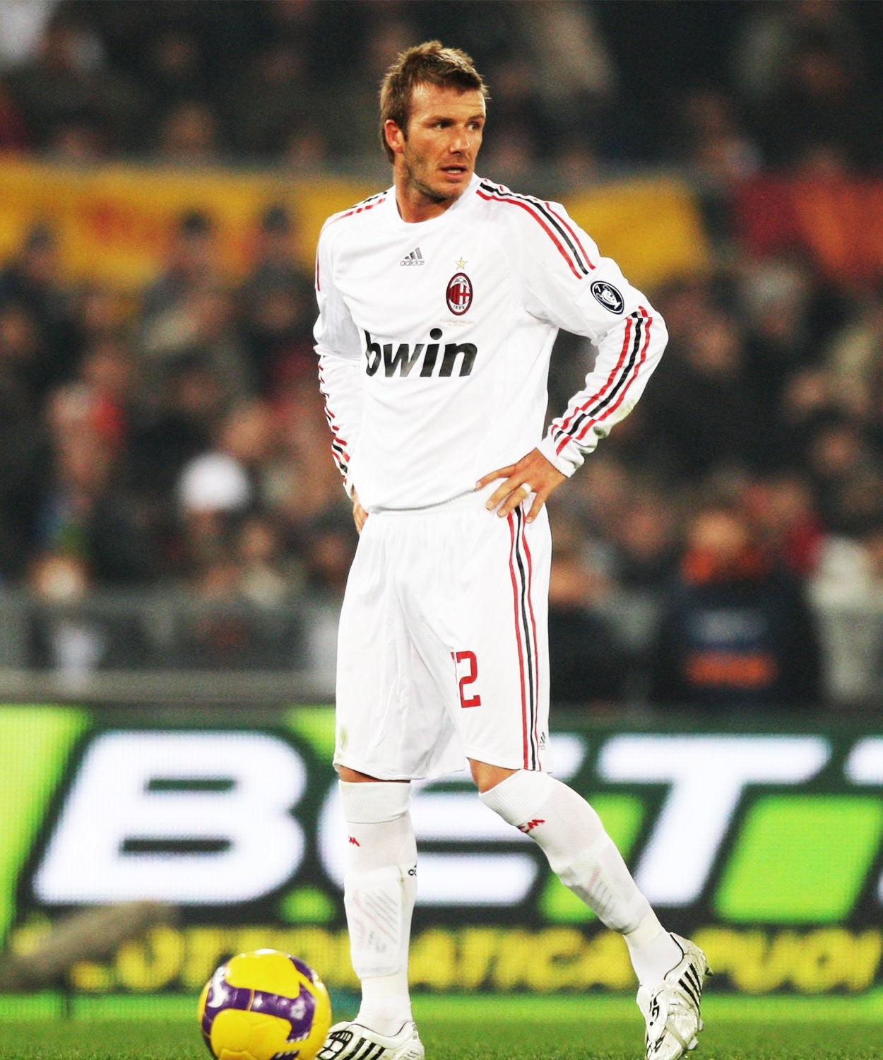 2008/09 AC Milan #32 BECKHAM Away Jersey (XL)