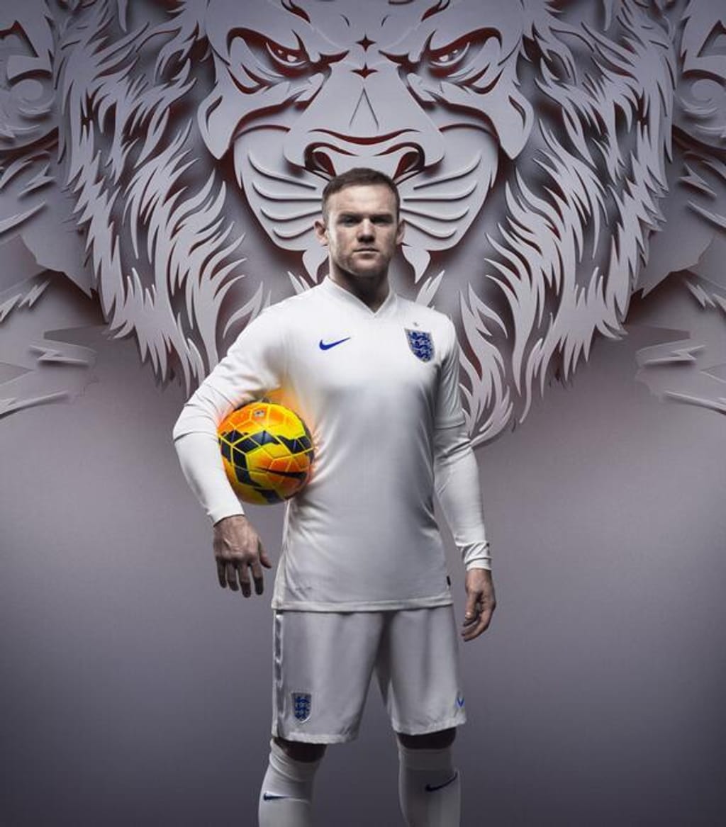 2014/15 England #10 ROONEY Home Jersey (S)